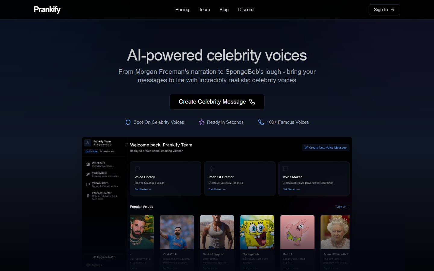 Prankify AI: Celebrity Voice Prankify AI: Celebrity Voice