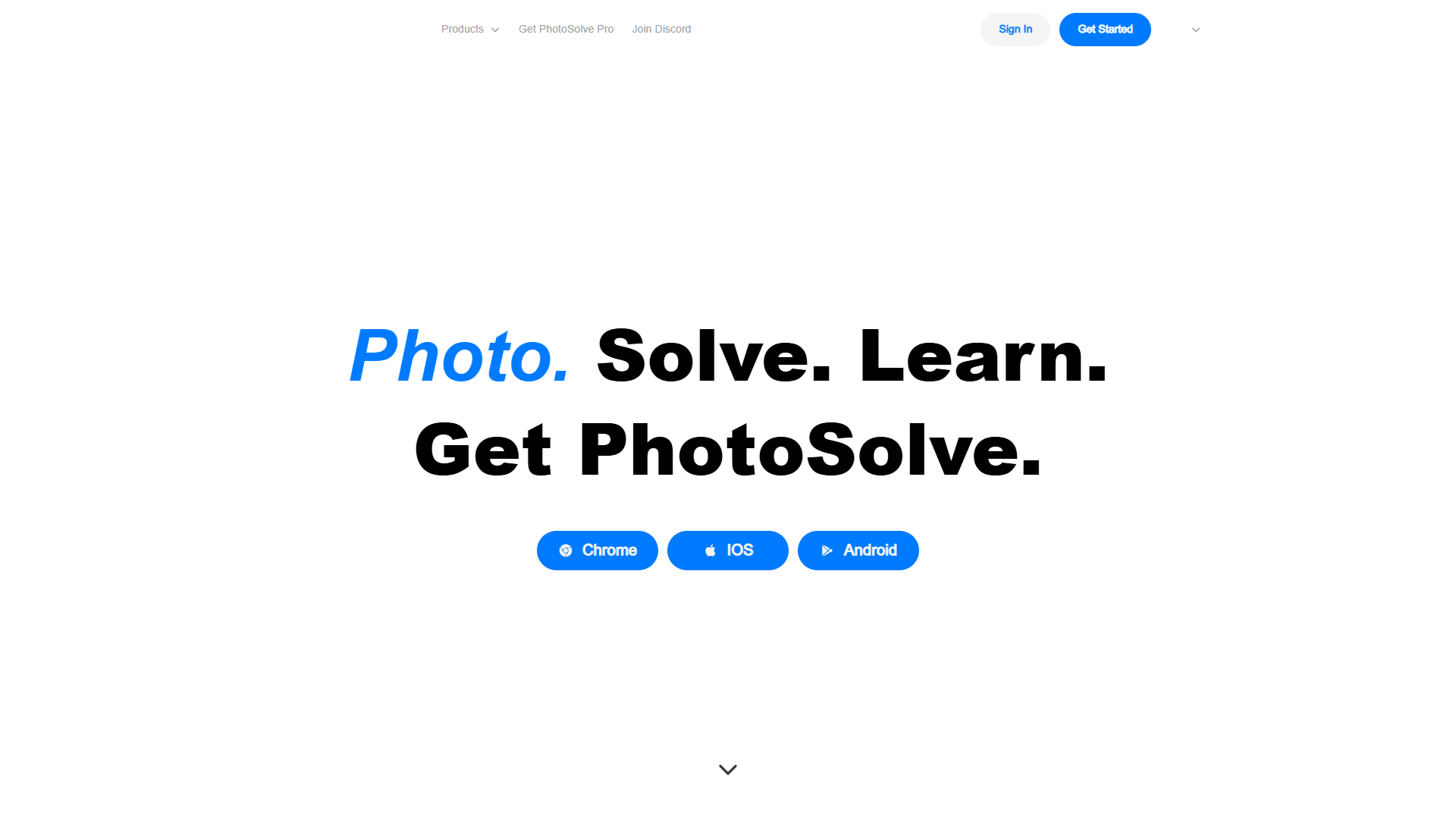 PhotoSolve PhotoSolve