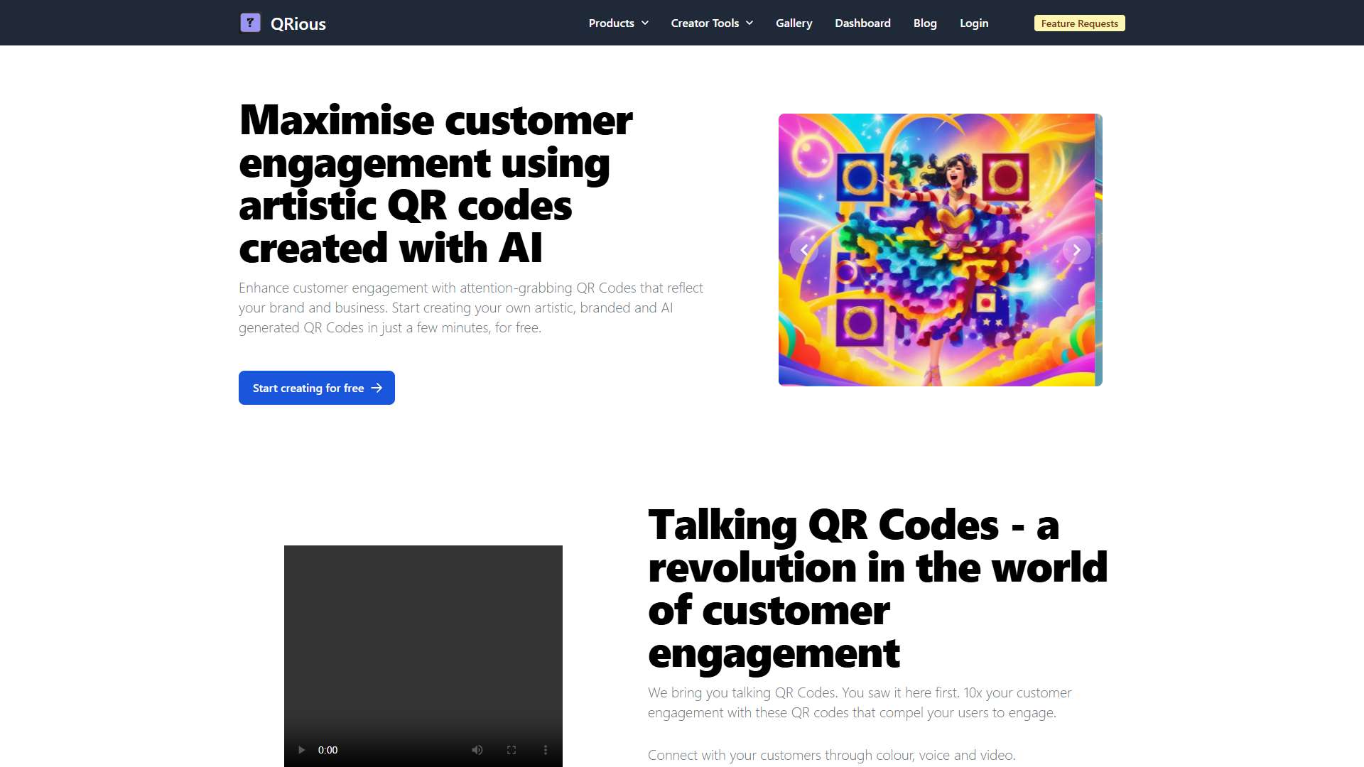 QRious — Artistic AI QR Codes QRious — Artistic AI QR Codes