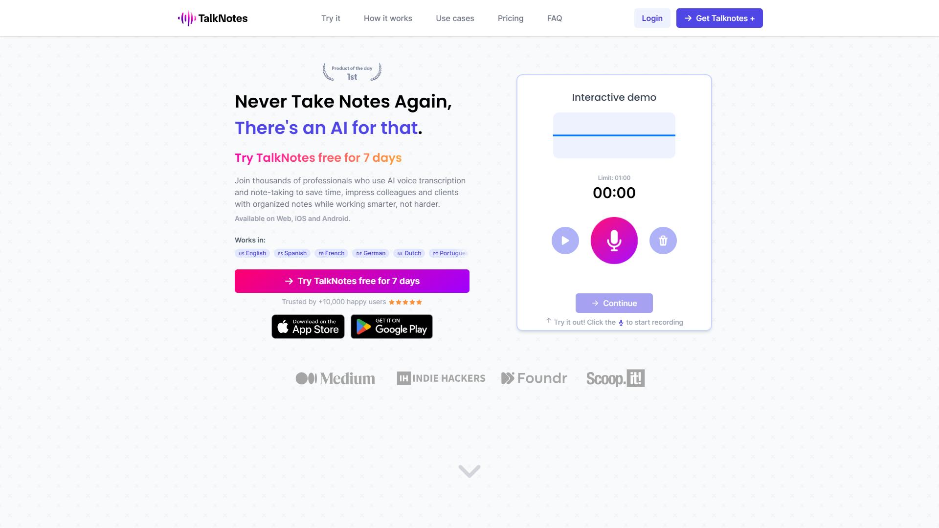 Talknotes Talknotes