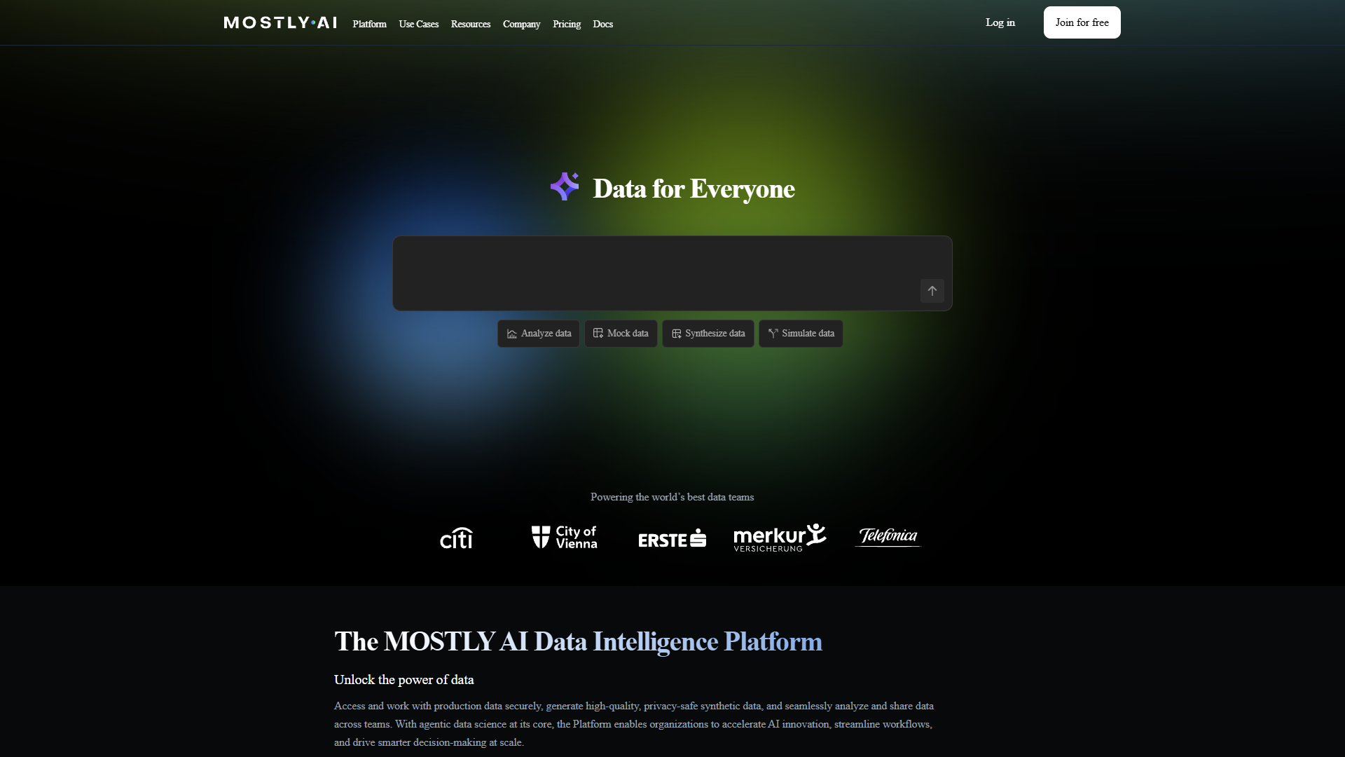 MOSTLY AI MOSTLY AI