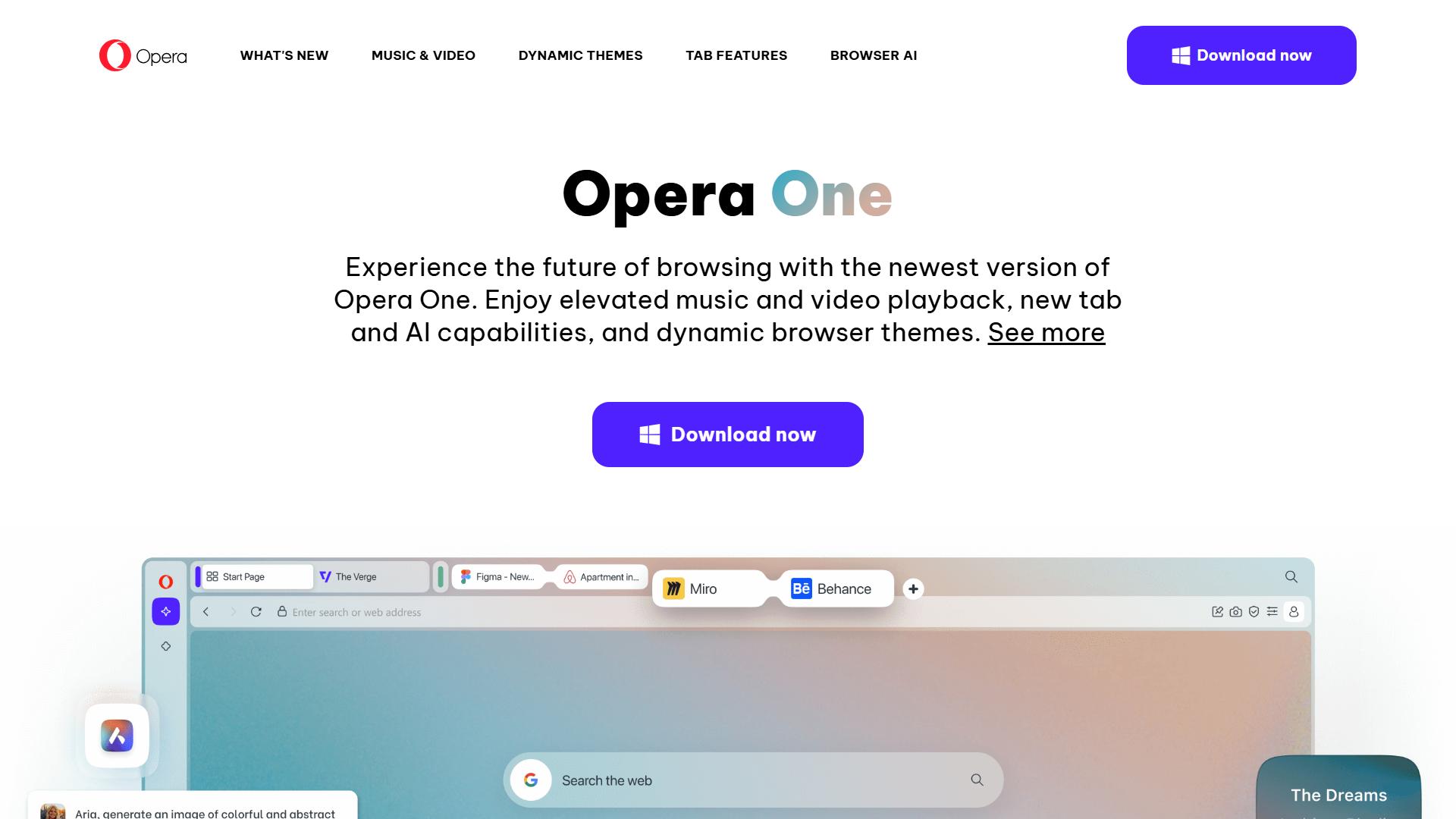 Opera One Browser Opera One Browser
