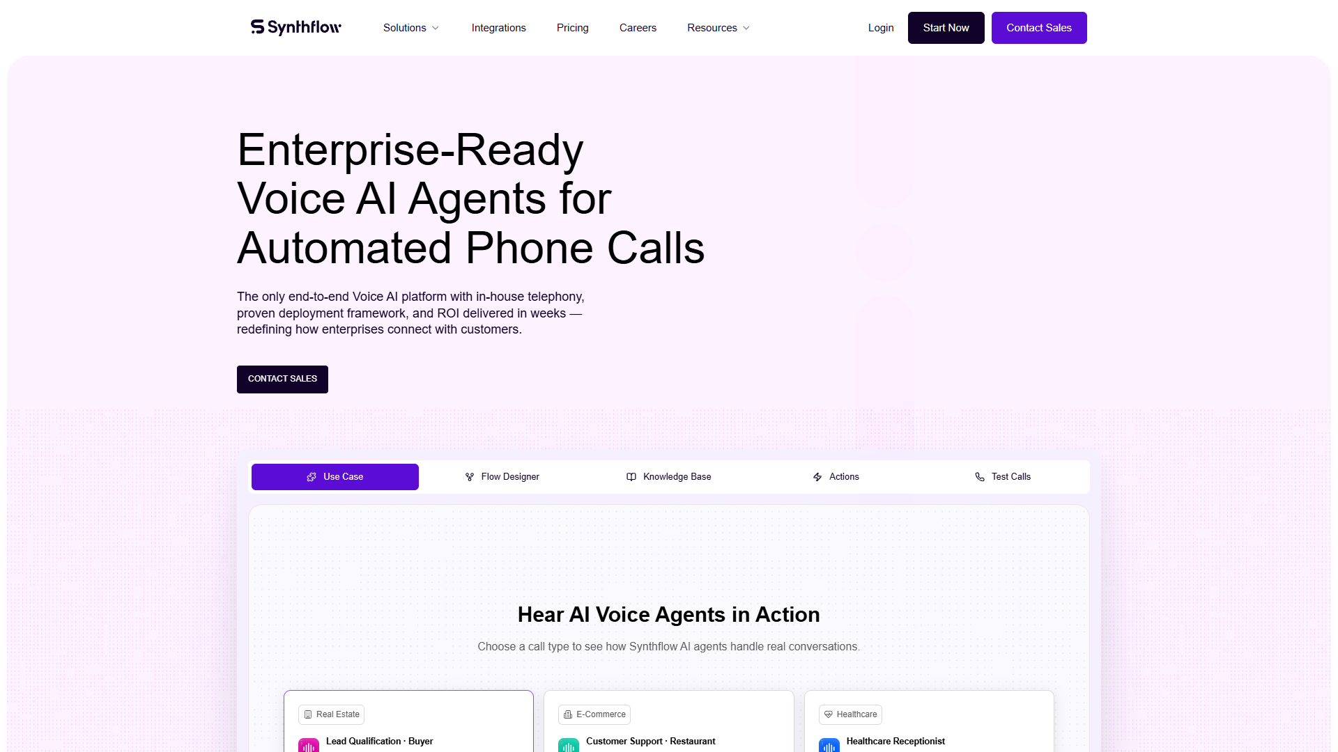 Synthflow AI Voice Agents Synthflow AI Voice Agents
