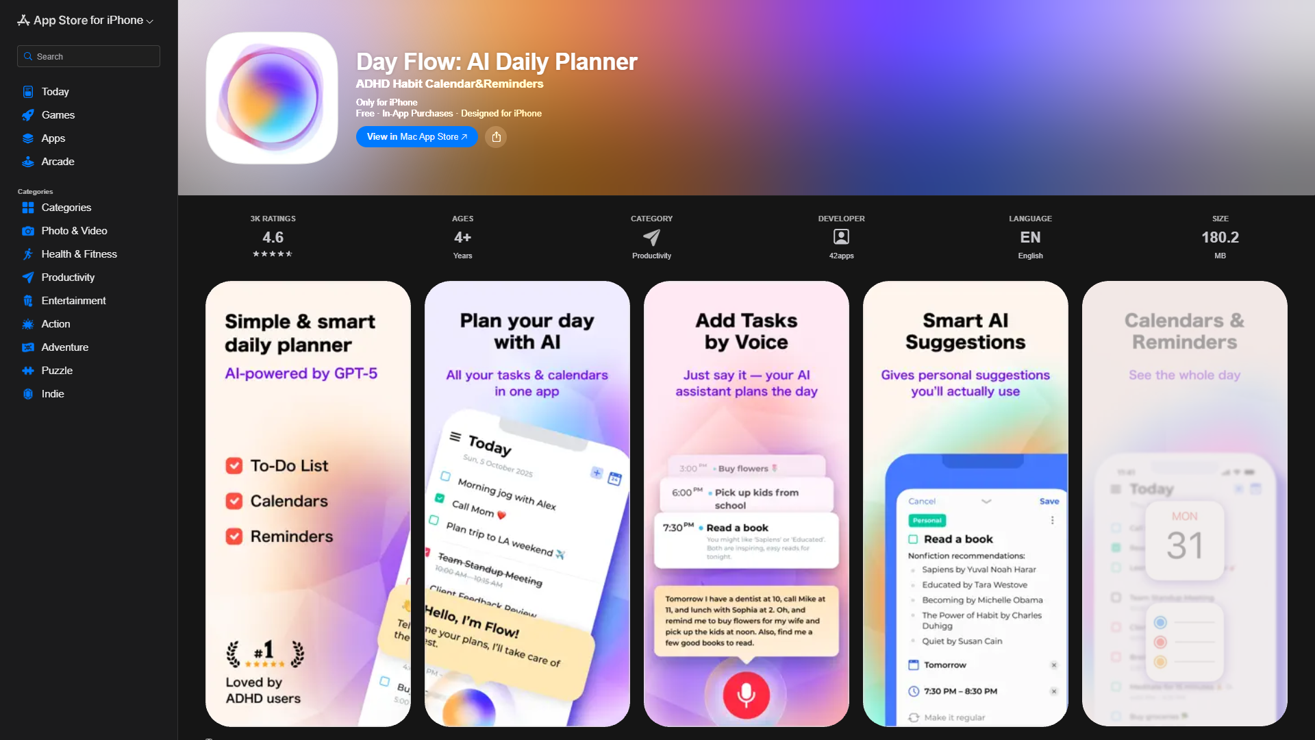 Day Flow: AI Daily Planner Day Flow: AI Daily Planner