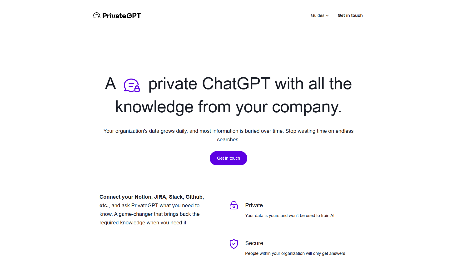 PrivateGPT PrivateGPT