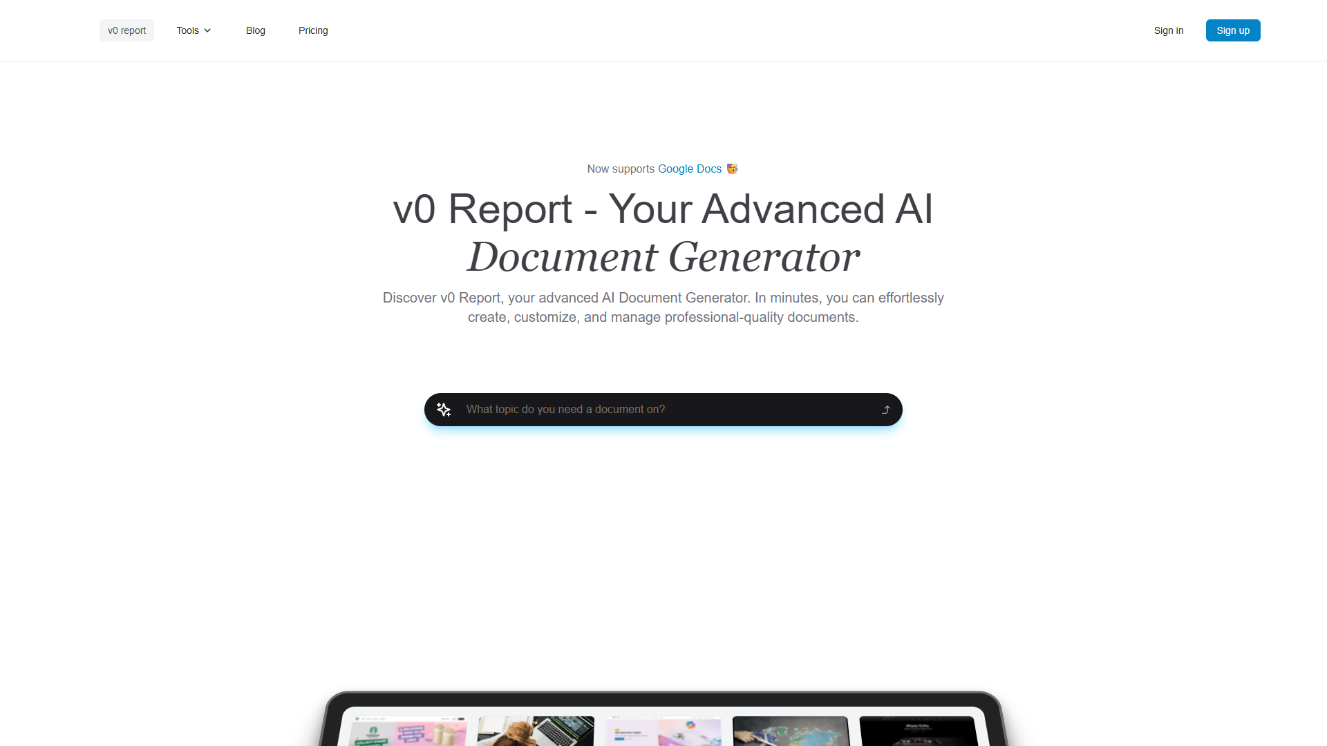 v0 Report v0 Report