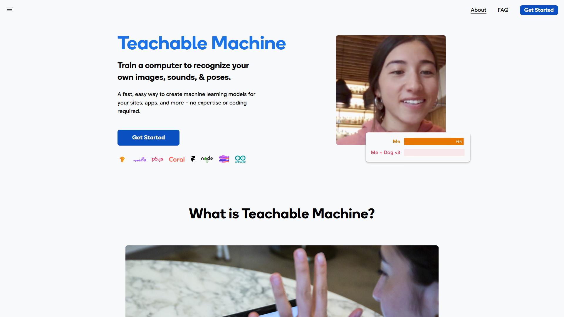 Teachable Machine Teachable Machine