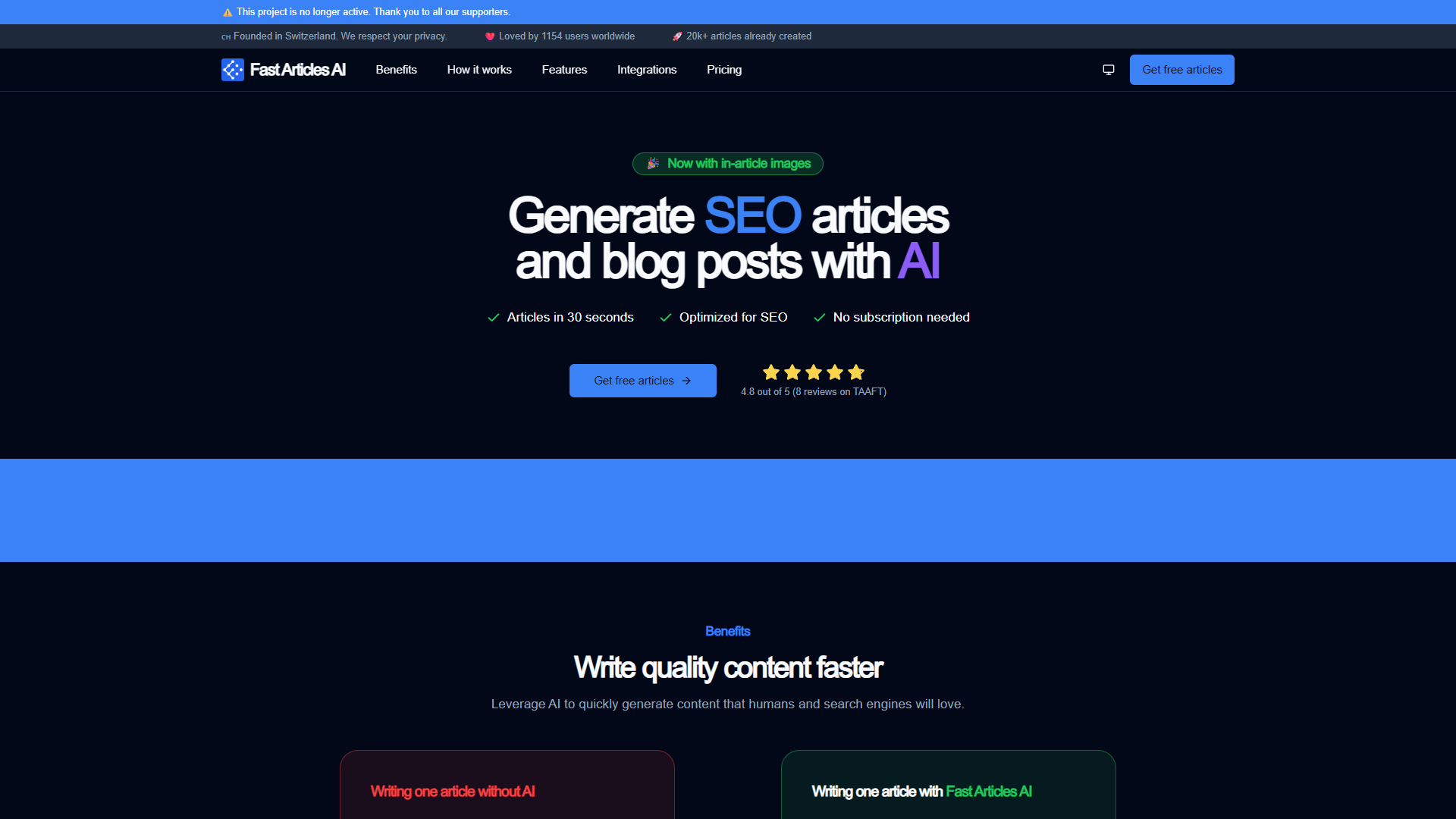 Fast Articles AI Fast Articles AI