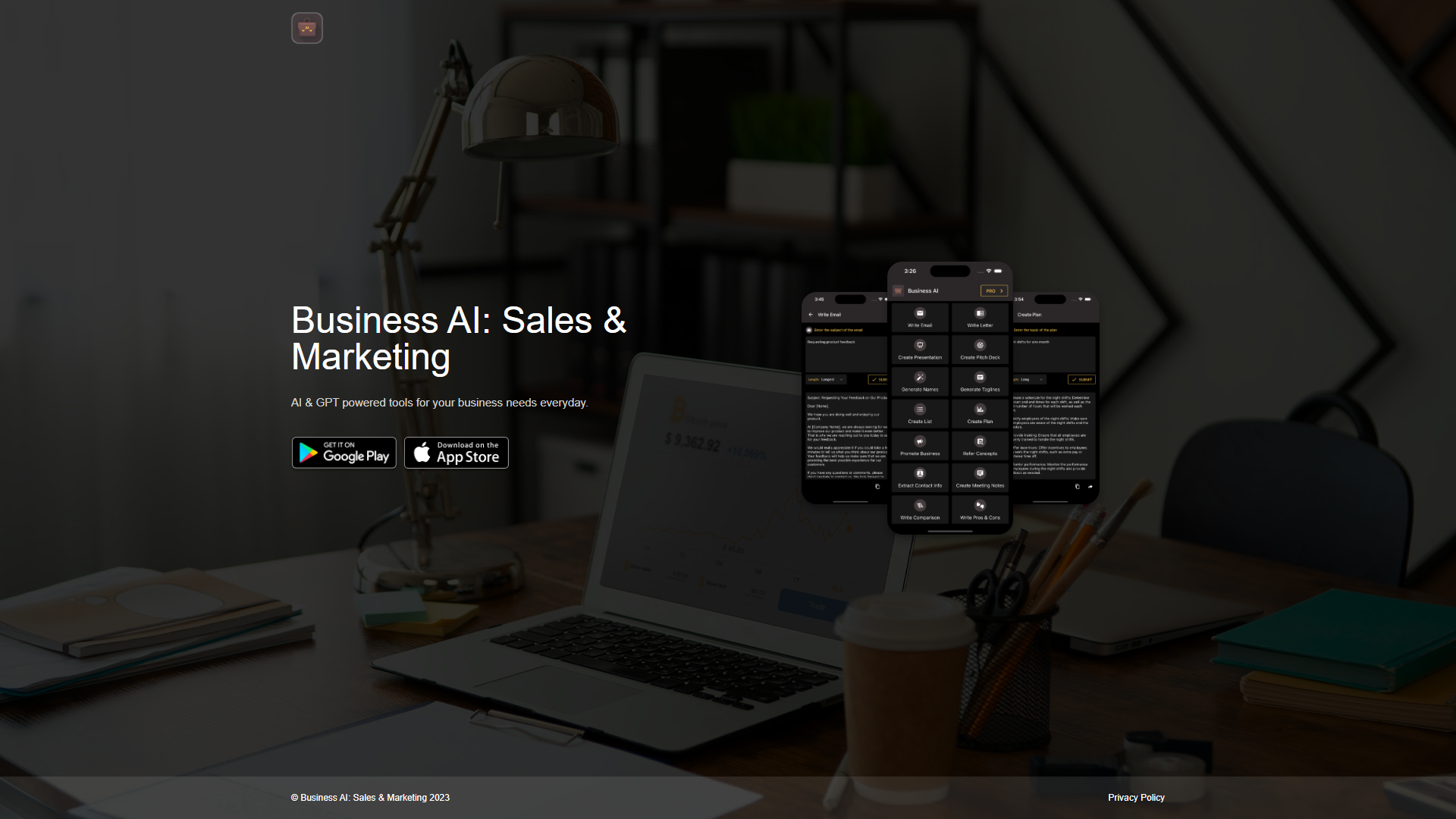 Business AI: Sales & Marketing Business AI: Sales & Marketing