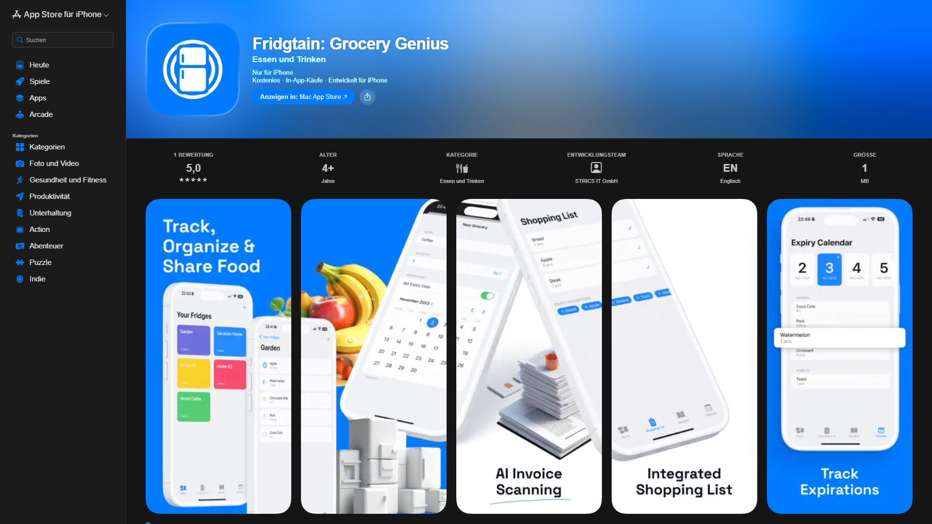 Fridgtain: Grocery Genius Fridgtain: Grocery Genius