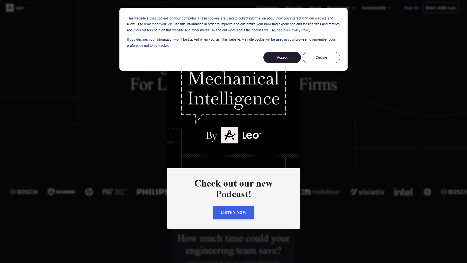 Leo AI — Mechanical Engineering Copilot Leo AI — Mechanical Engineering Copilot