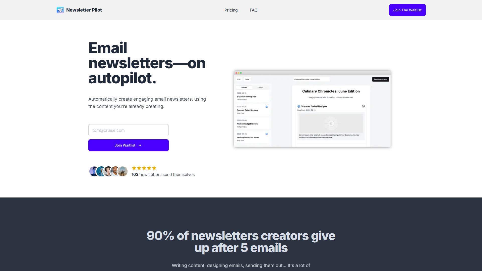 Newsletter Pilot Newsletter Pilot