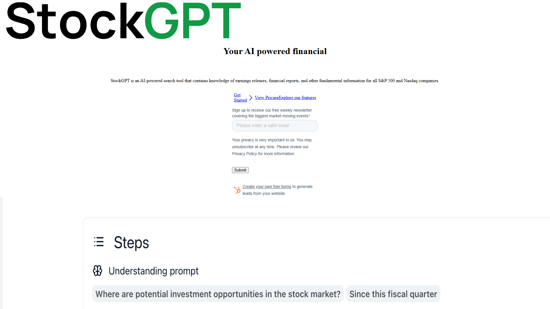 StockGPT StockGPT
