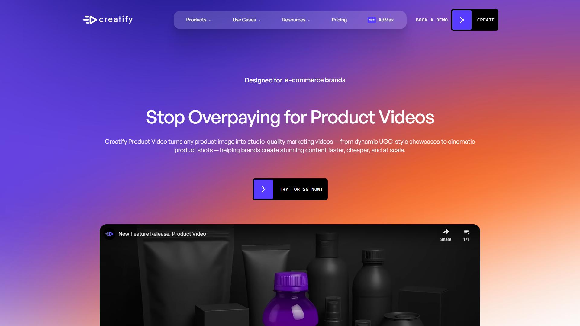 Creatify AI Product Video Generator Creatify AI Product Video Generator