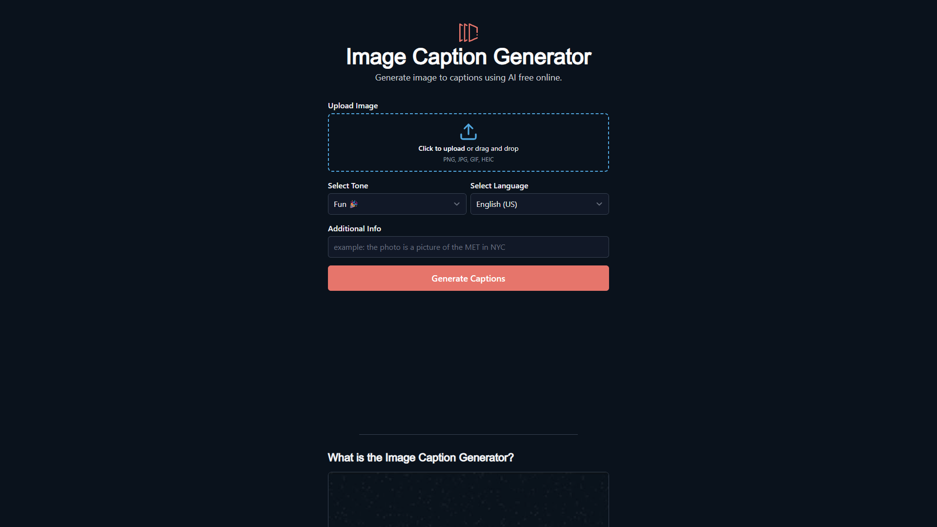 Image Caption Generator Image Caption Generator