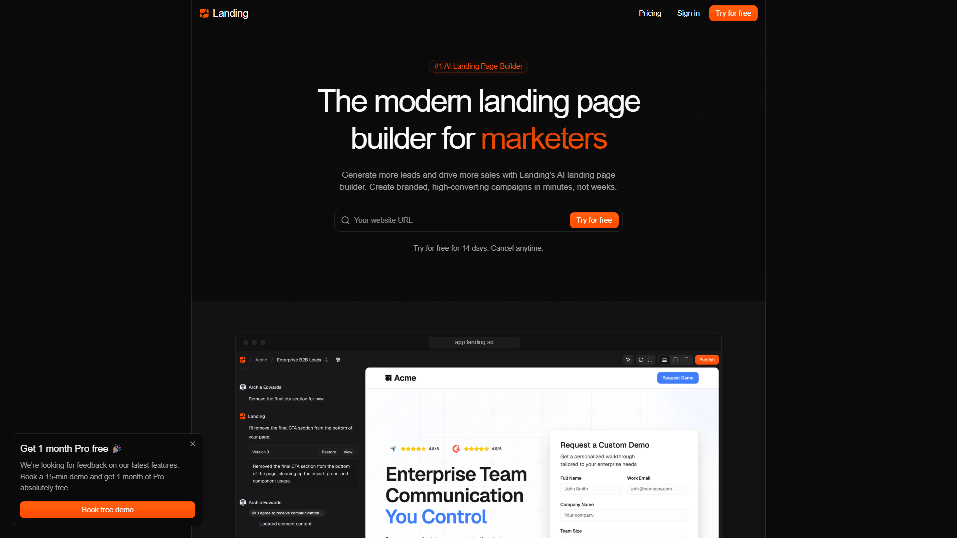 Landing Landing