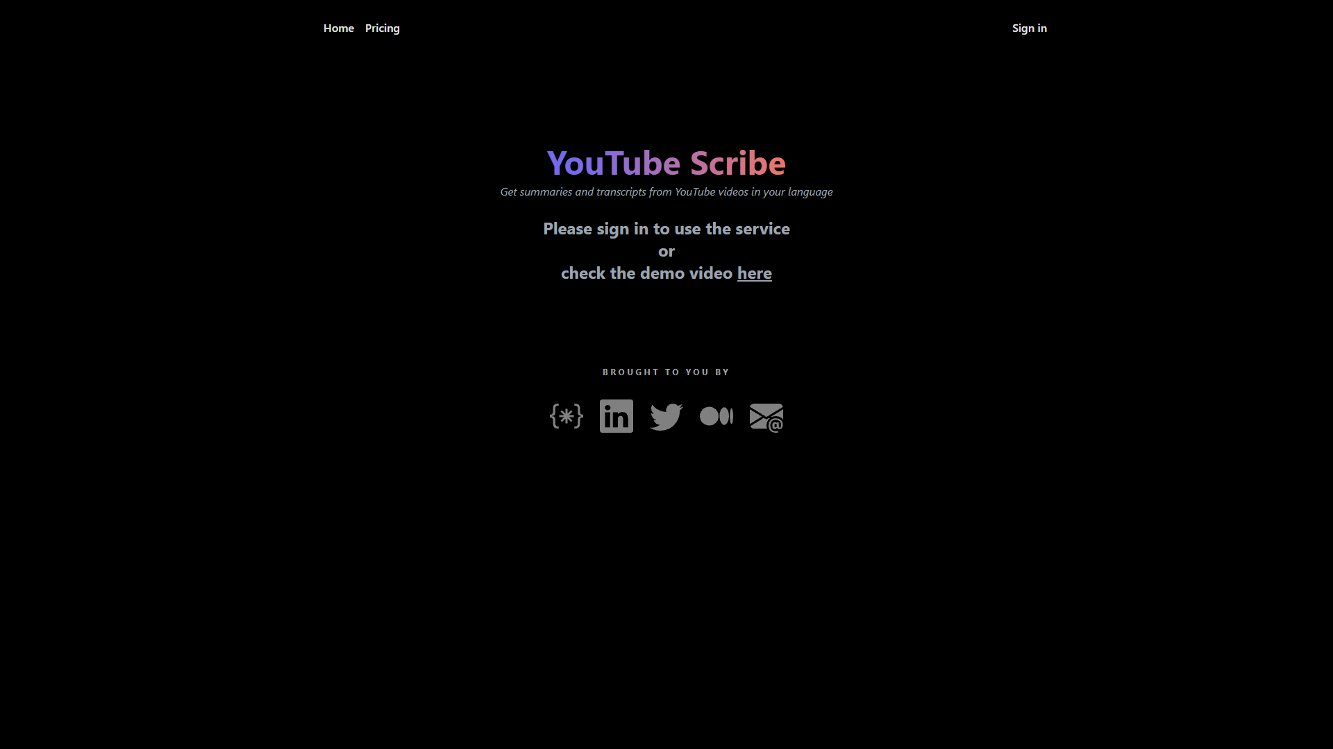 YouTube Scribe YouTube Scribe