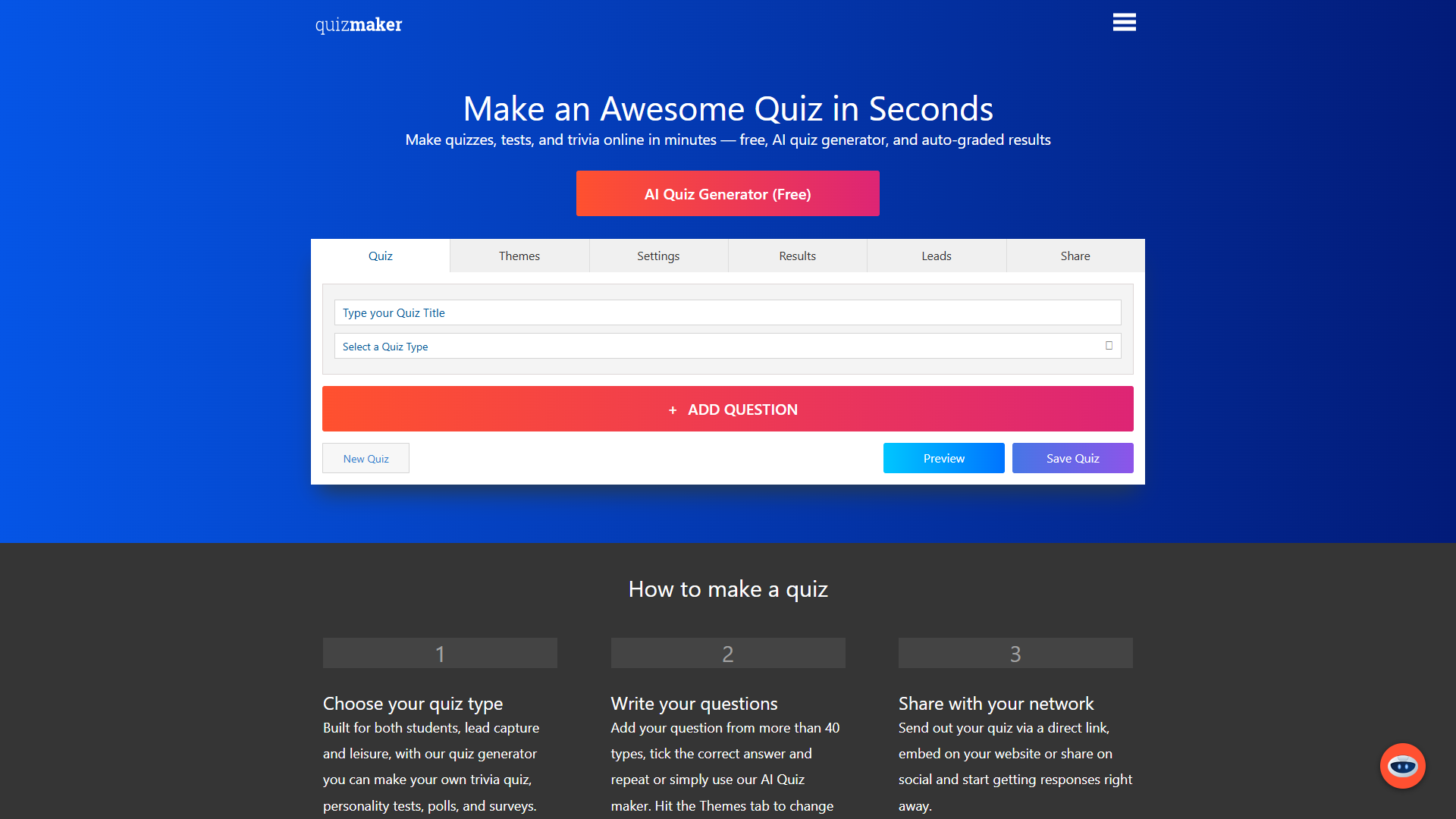 Quiz Maker Quiz Maker