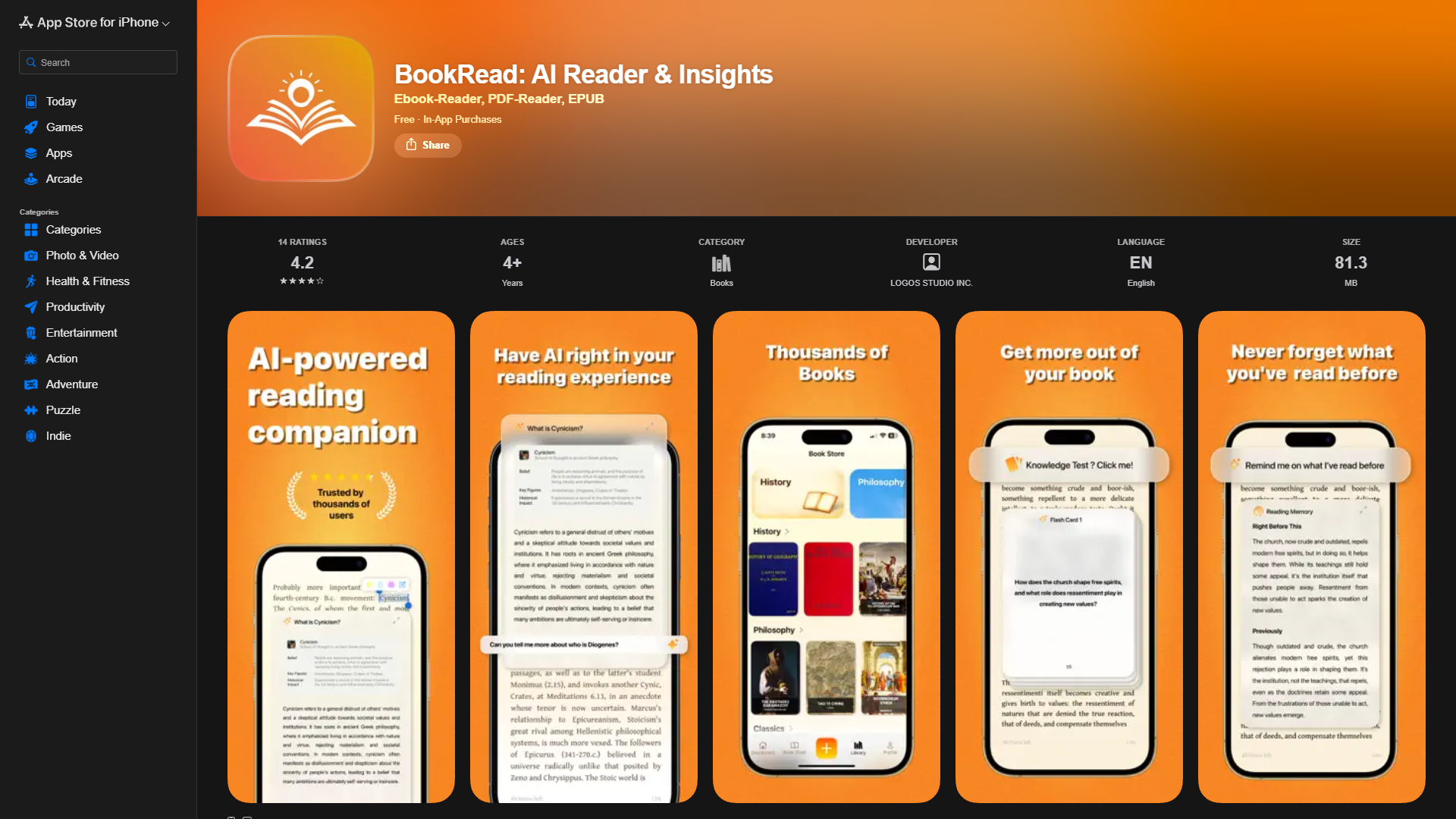 BookRead: AI Reader & Insights BookRead: AI Reader & Insights
