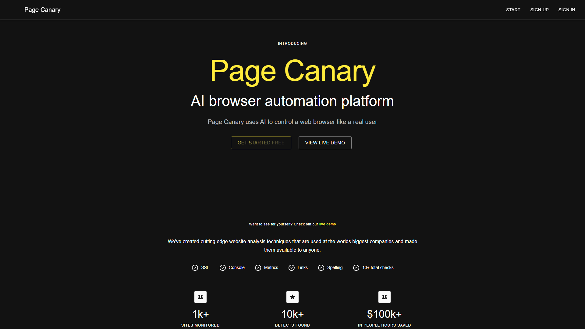 Page Canary Page Canary