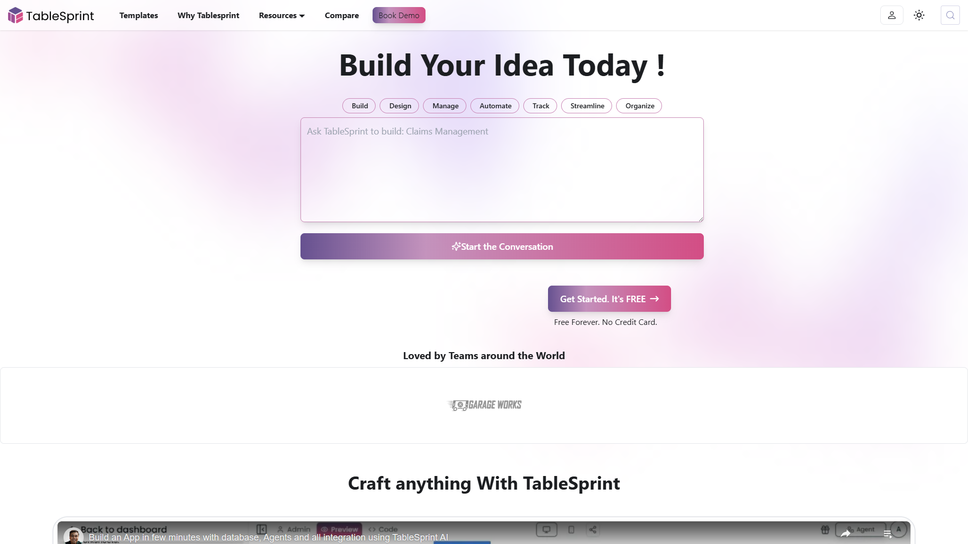TableSprint TableSprint