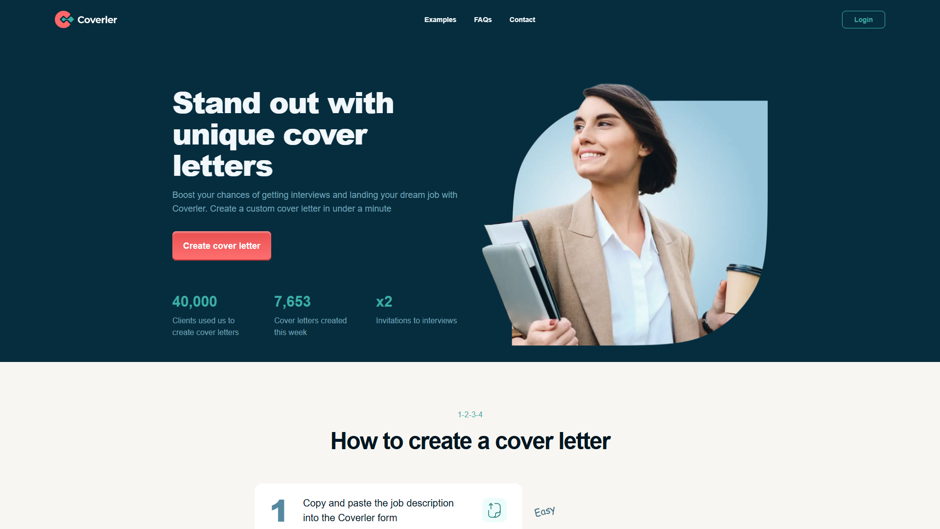 Coverler — AI Cover Letter Generator Coverler — AI Cover Letter Generator