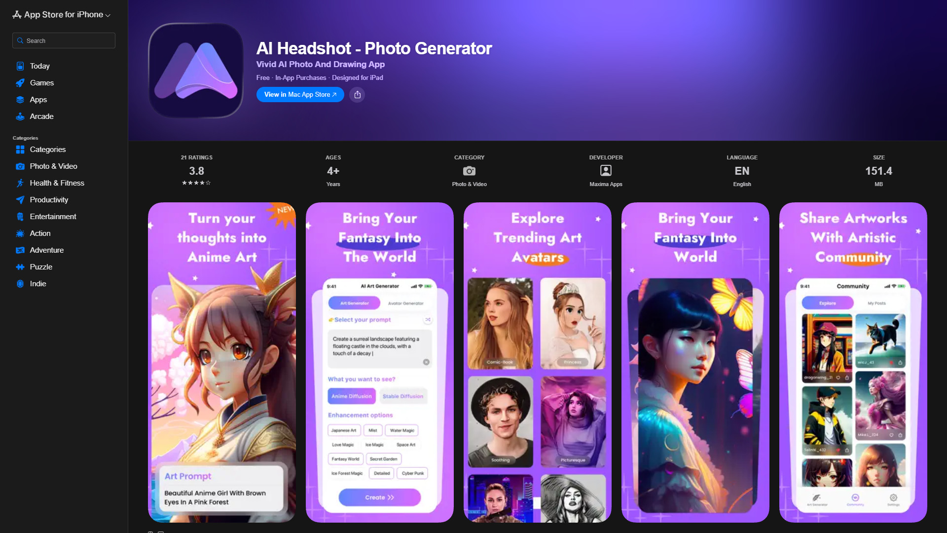AI Headshot - Photo Generator AI Headshot - Photo Generator