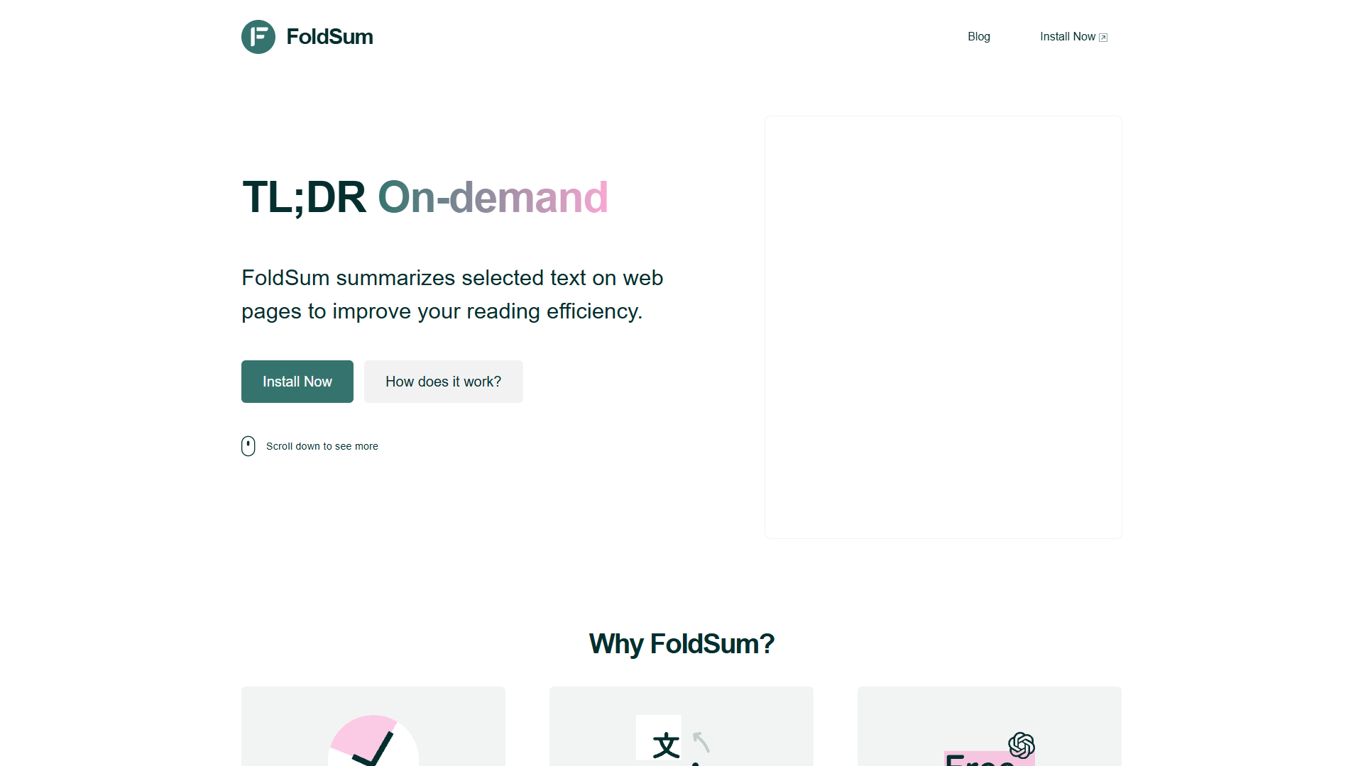 FoldSum FoldSum