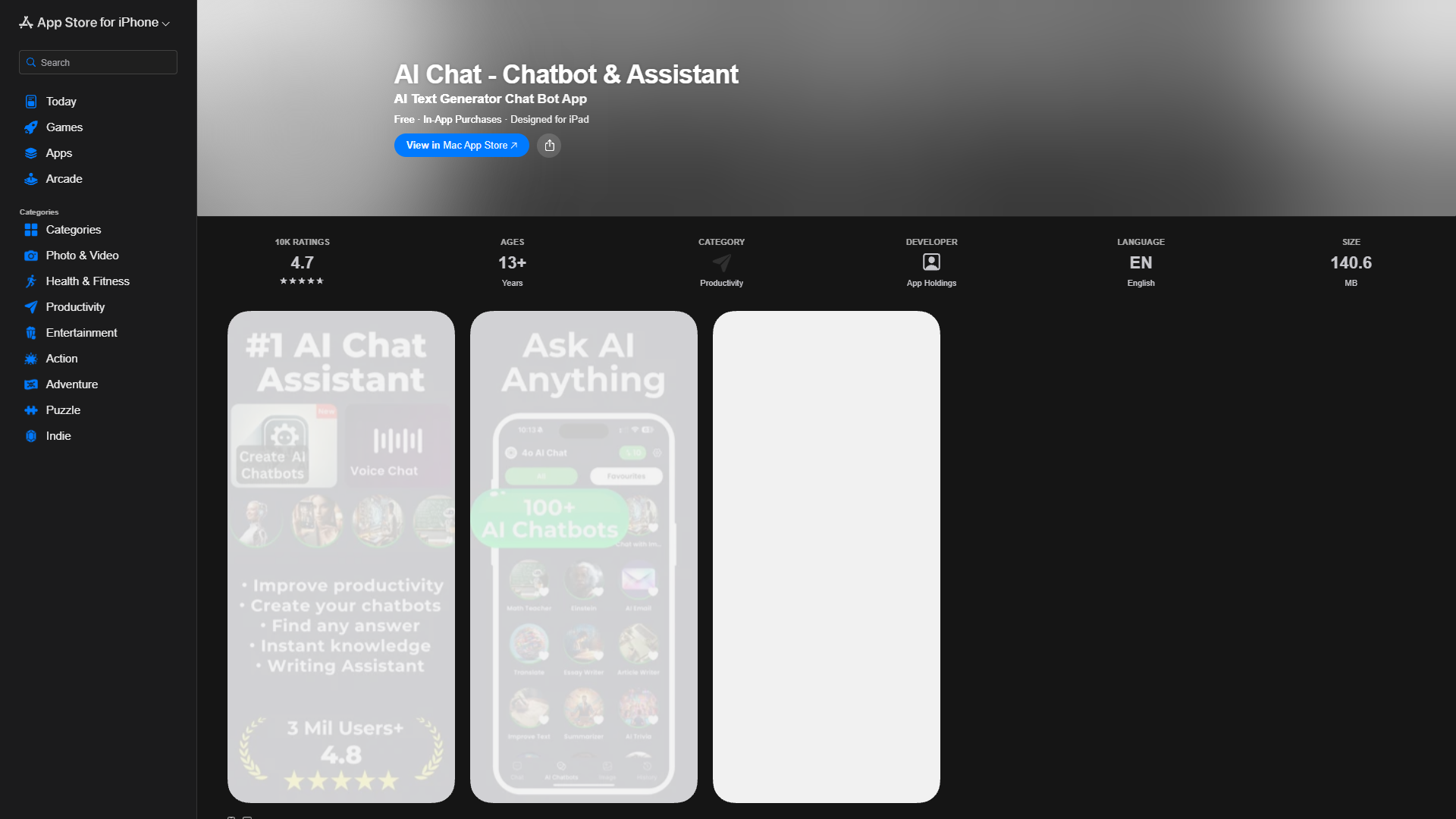 AI Chat - Chatbot & Assistant AI Chat - Chatbot & Assistant