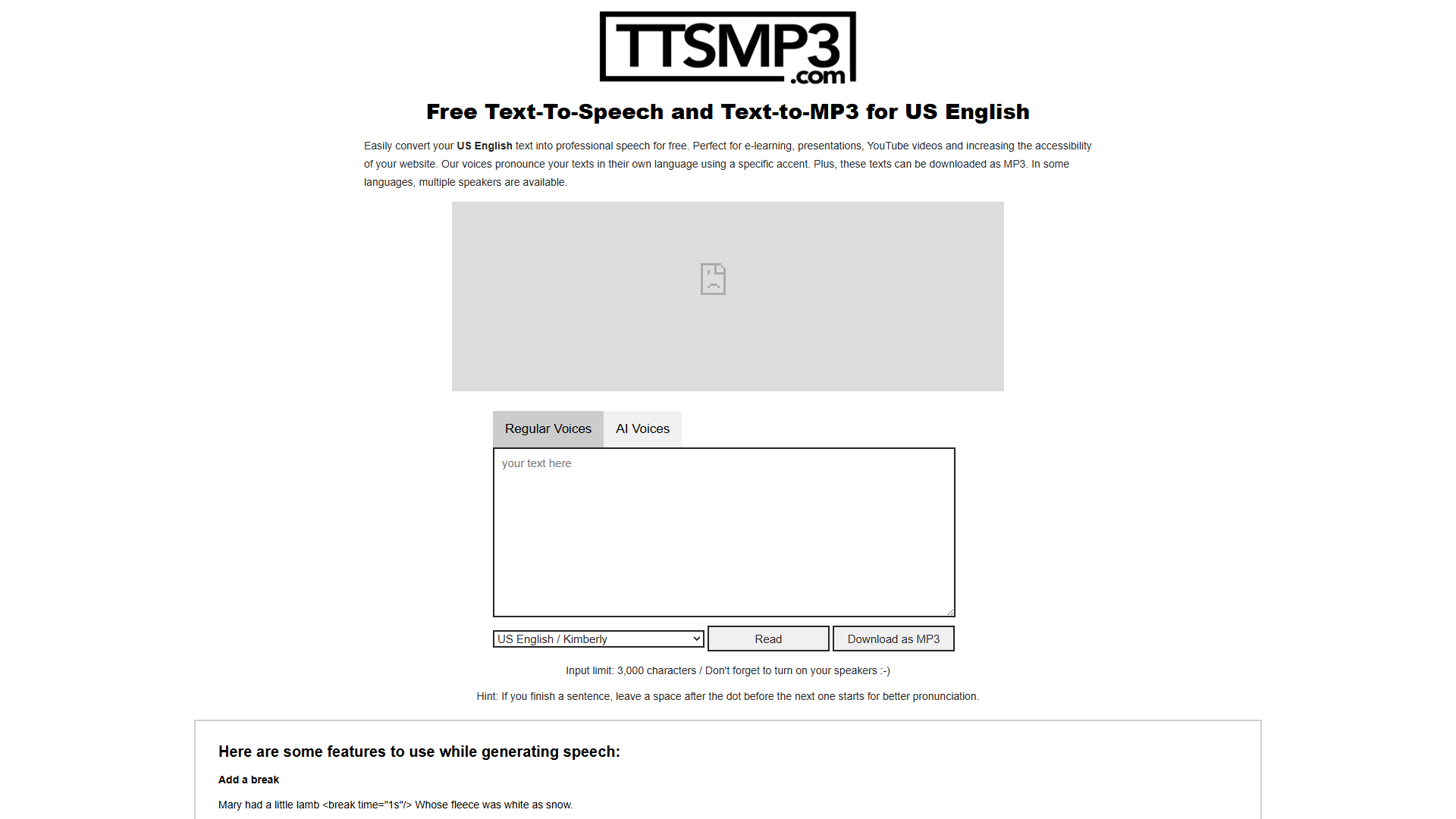 ttsMP3 ttsMP3