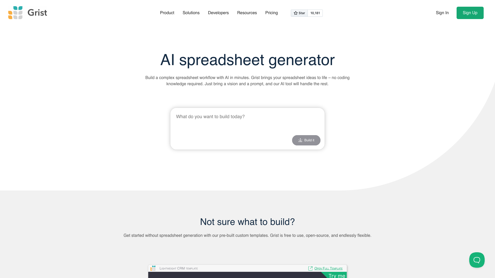 AI Spreadsheet Generator AI Spreadsheet Generator