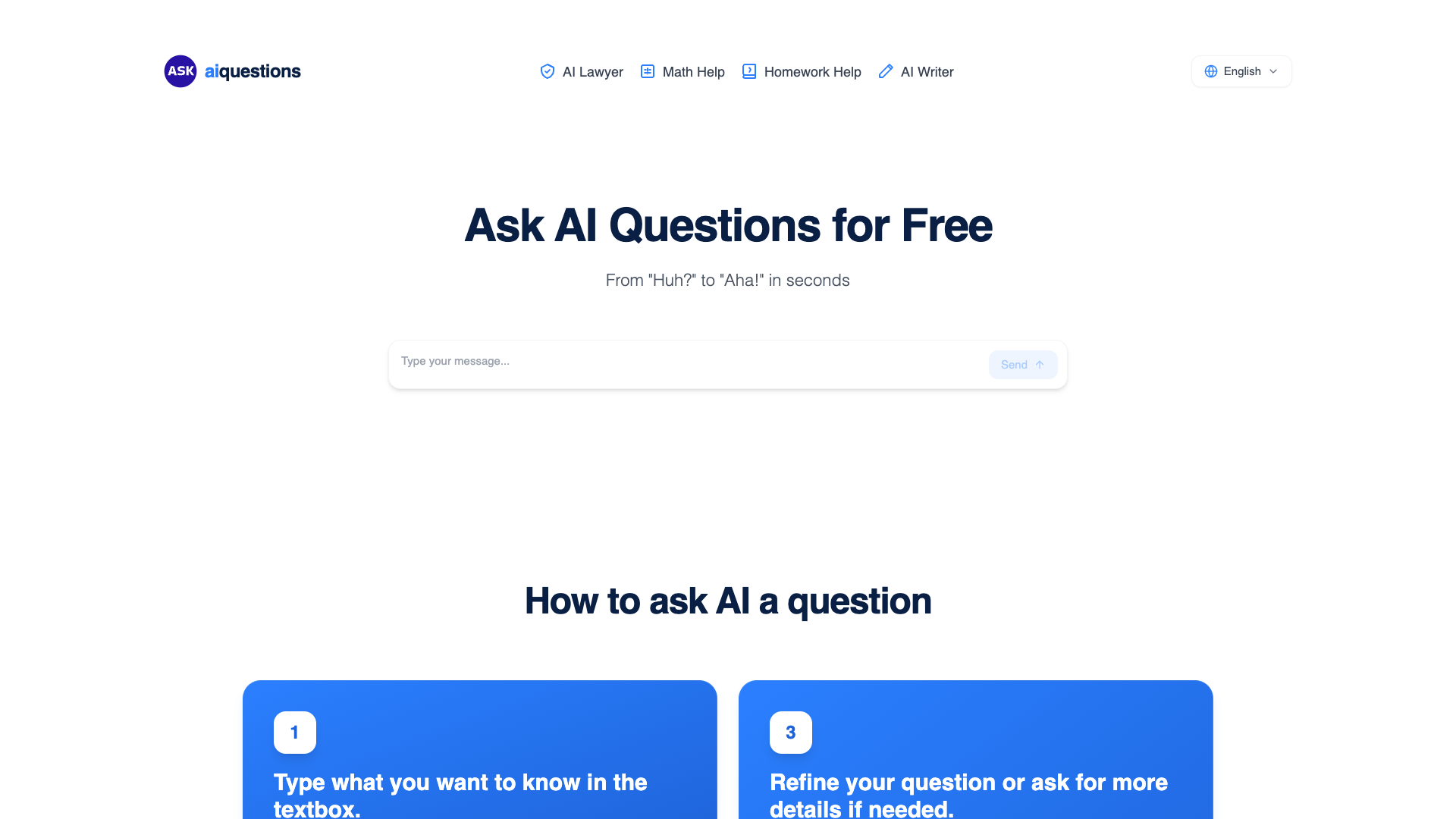 Ask AI Questions Ask AI Questions