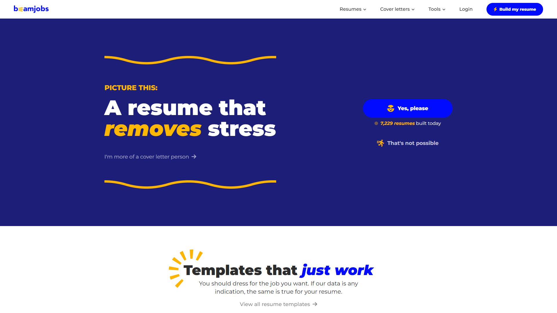 BeamJobs Resume Builder BeamJobs Resume Builder