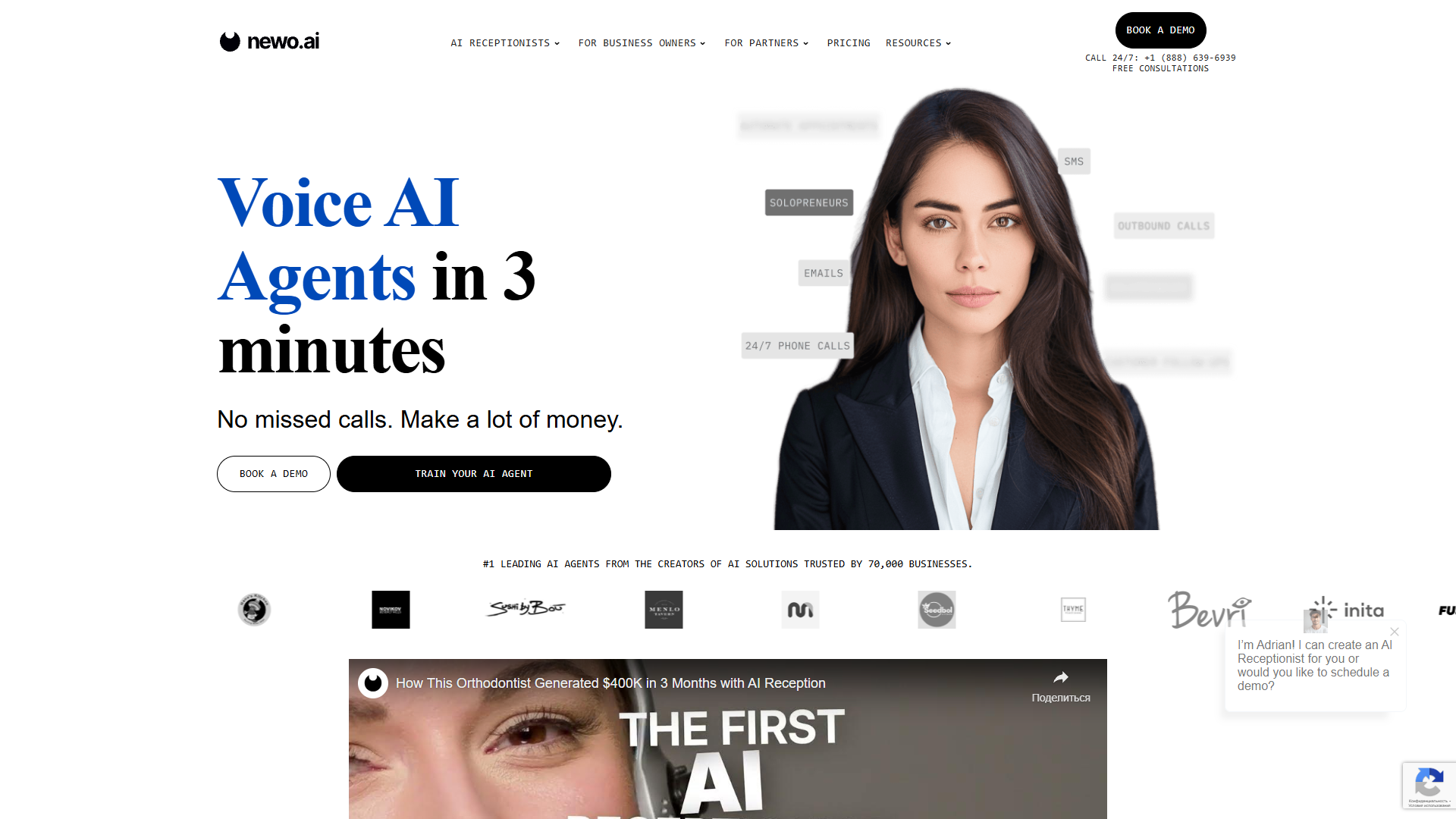 Newo Voice AI Agents Newo Voice AI Agents