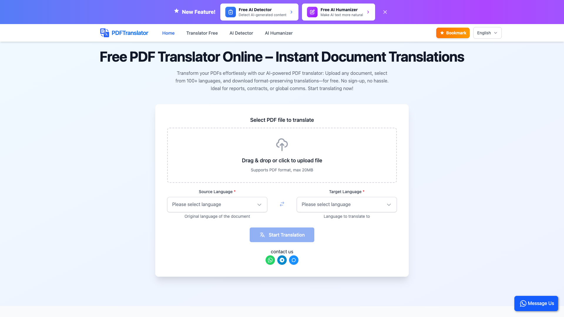 PDF Translator PDF Translator