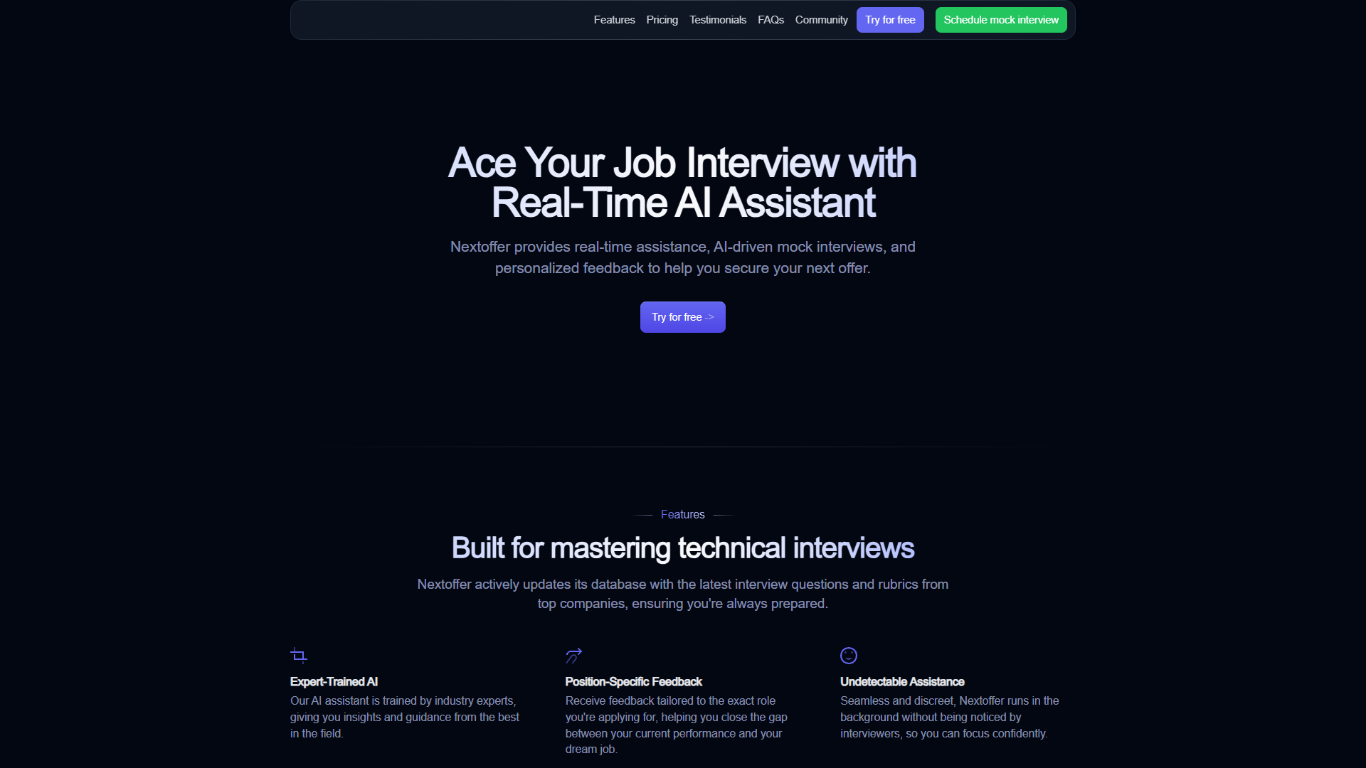 Nextoffer: AI Interview Assistant Nextoffer: AI Interview Assistant