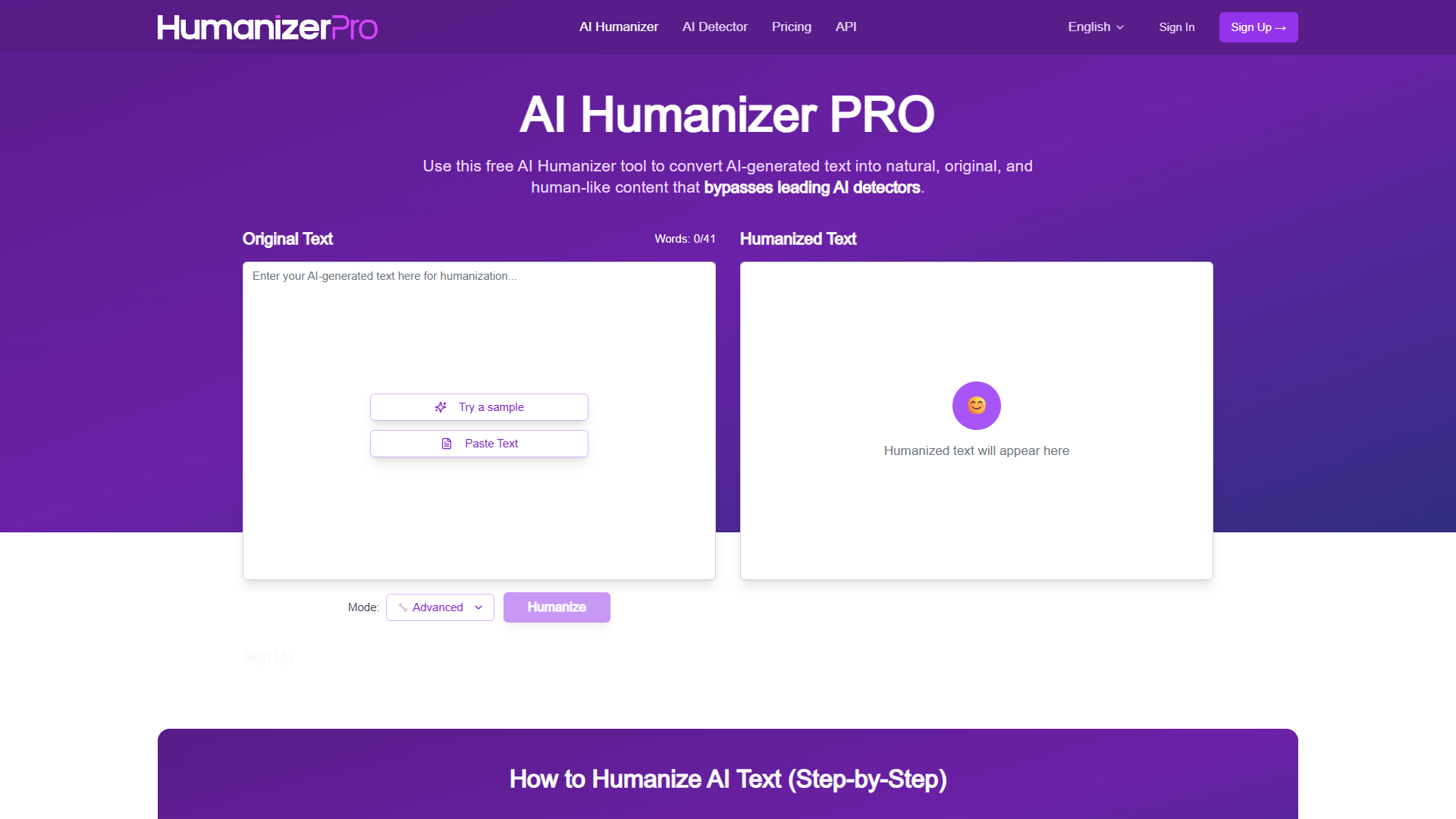 AI Humanizer PRO AI Humanizer PRO