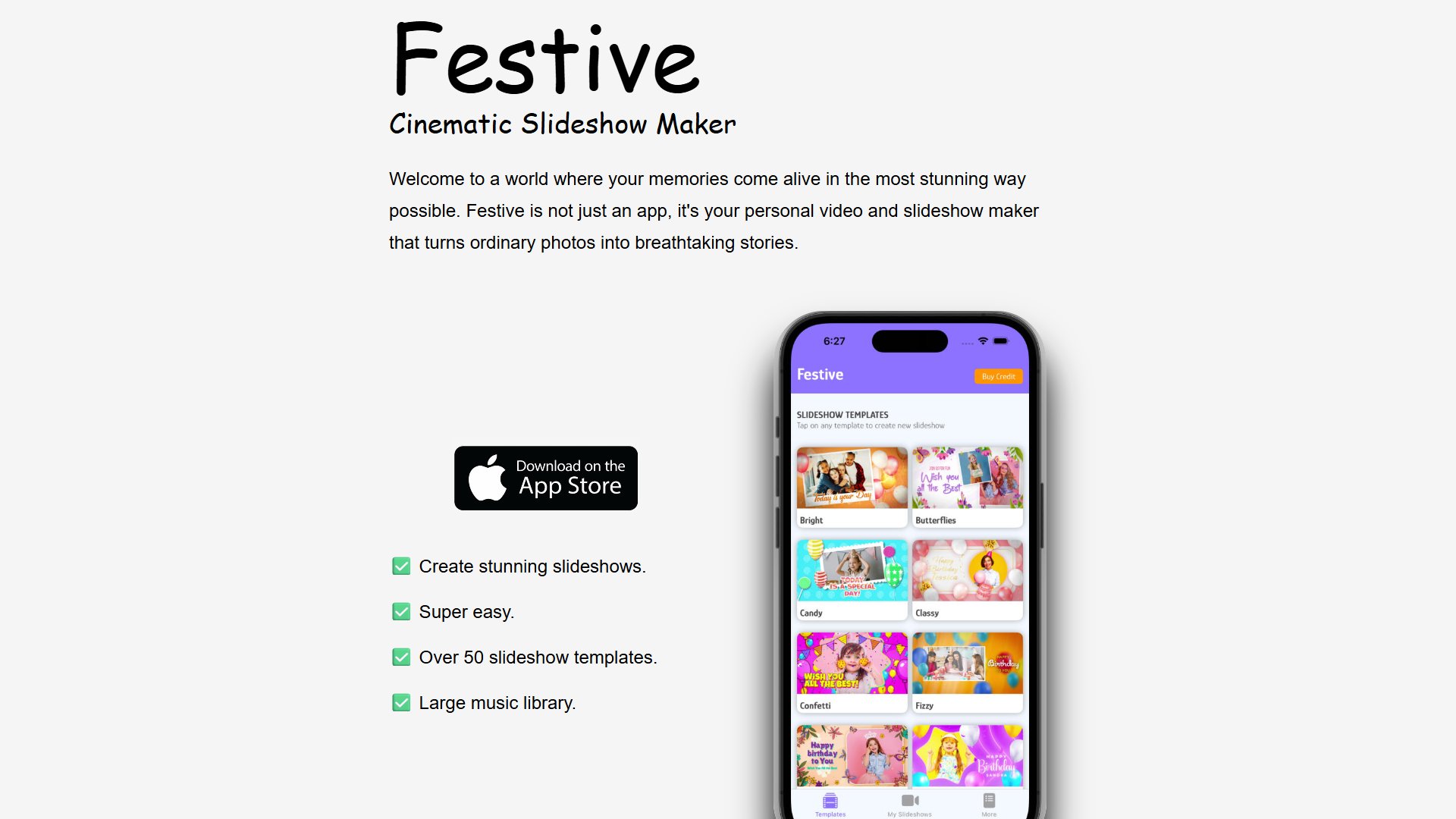 Festive Slideshow Maker Festive Slideshow Maker