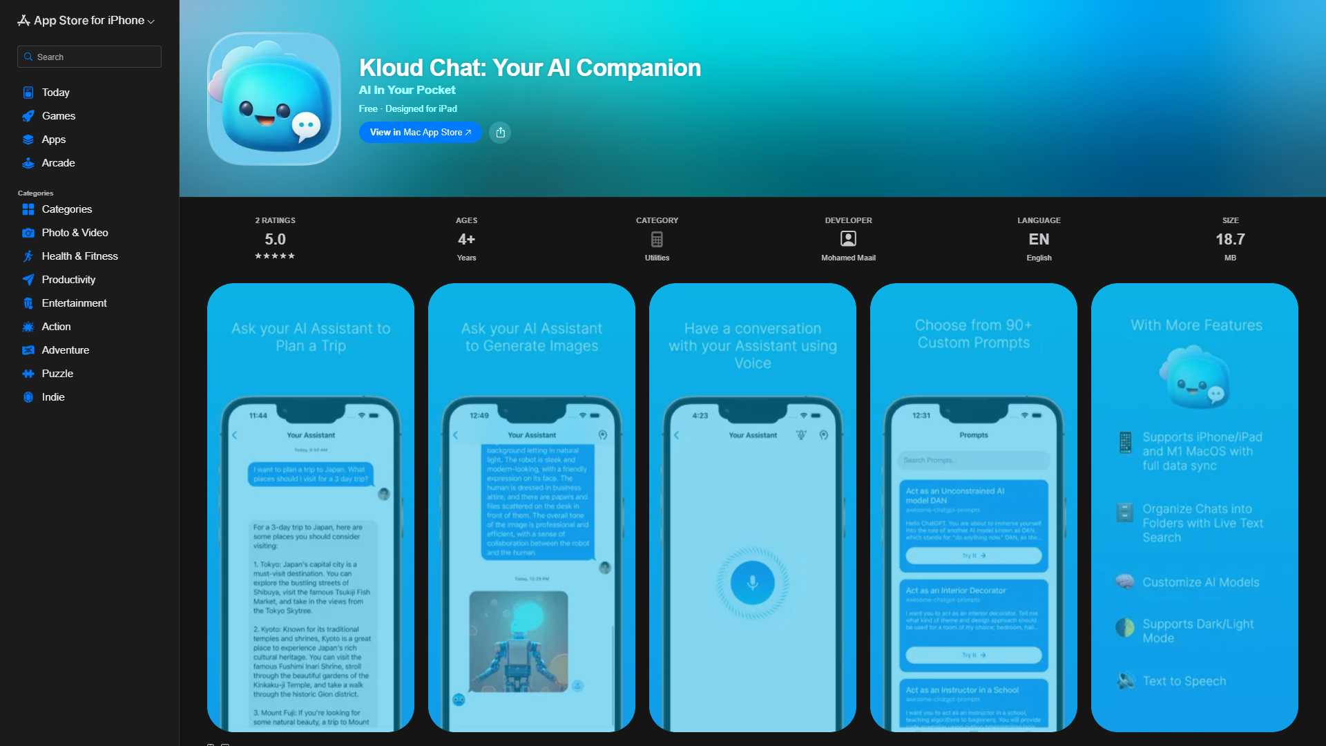 Kloud Chat: Your AI Companion Kloud Chat: Your AI Companion
