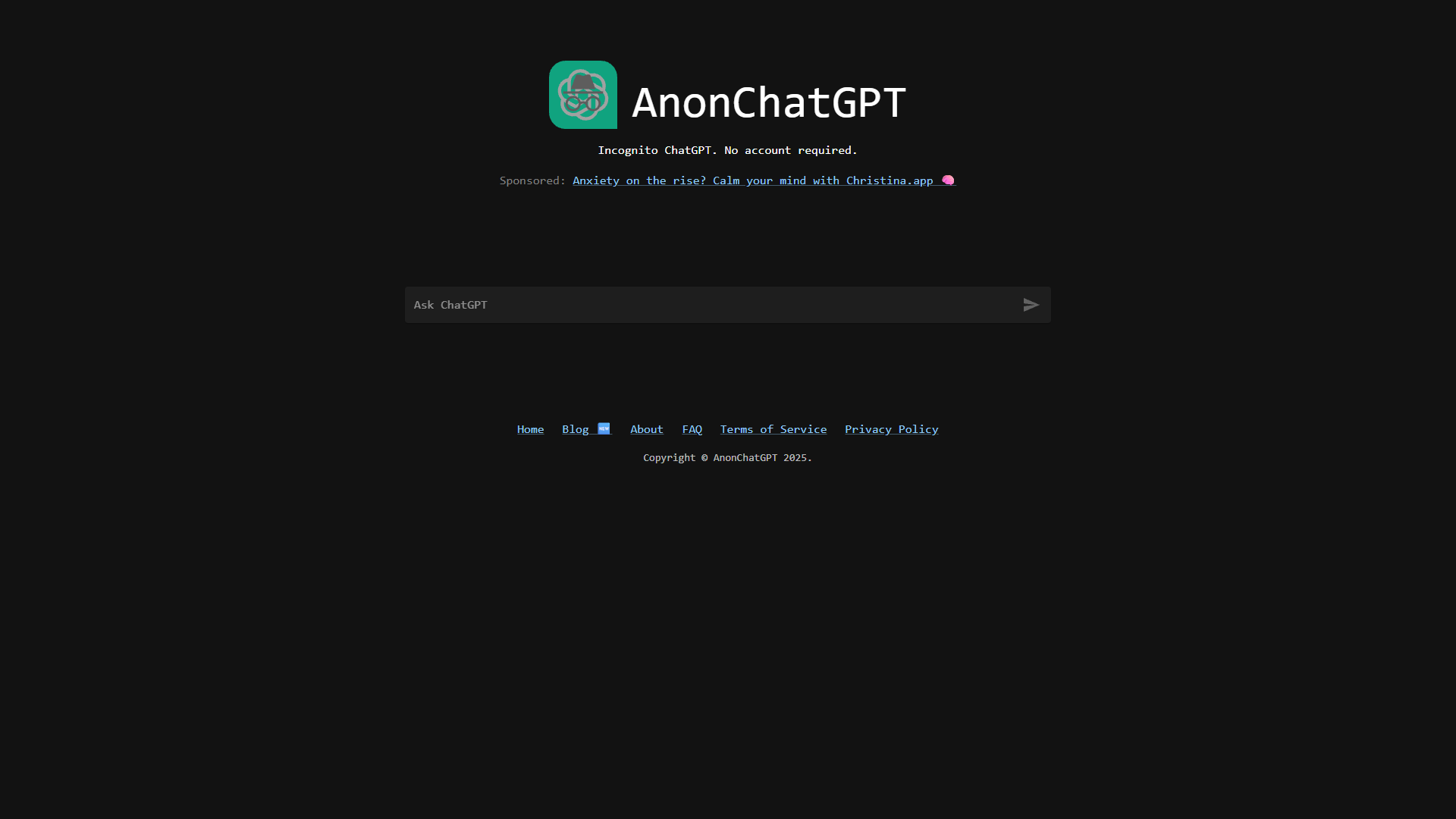 AnonChatGPT AnonChatGPT