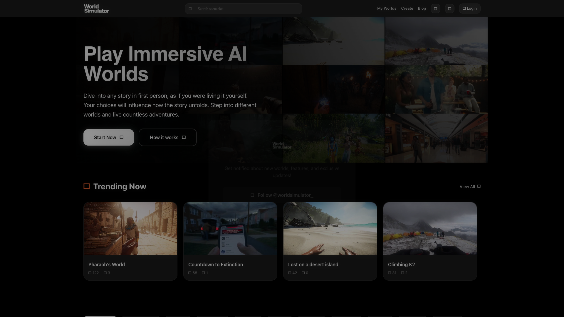 World Simulator AI World Simulator AI