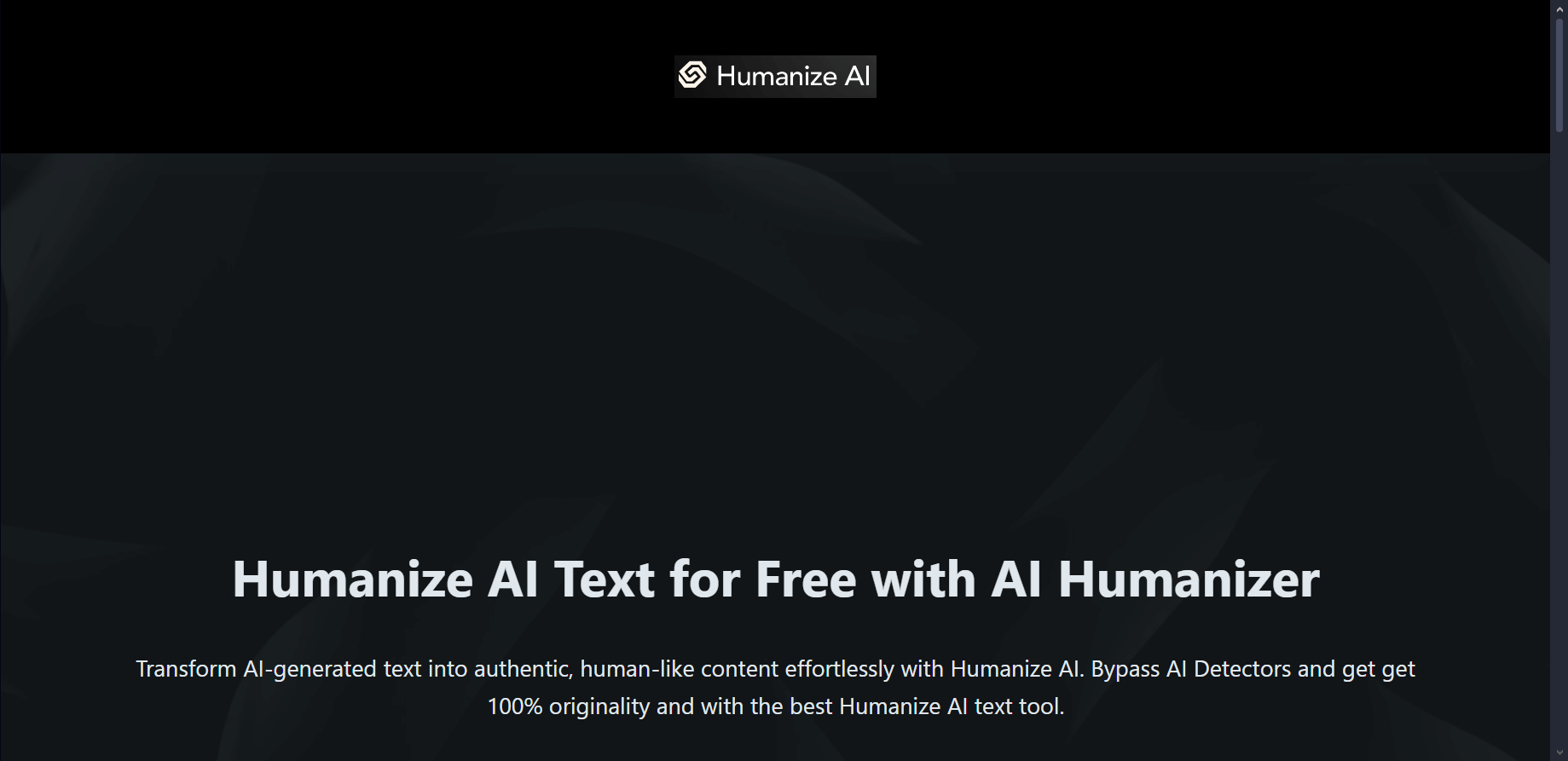 Humanize AI Humanize AI