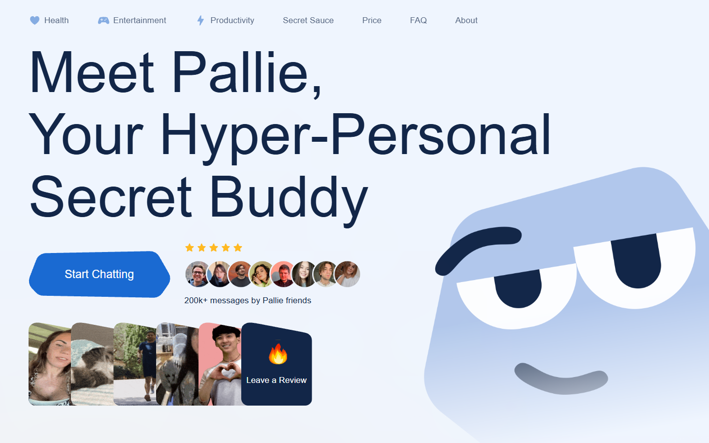 Pallie — AI Buddy Pallie — AI Buddy