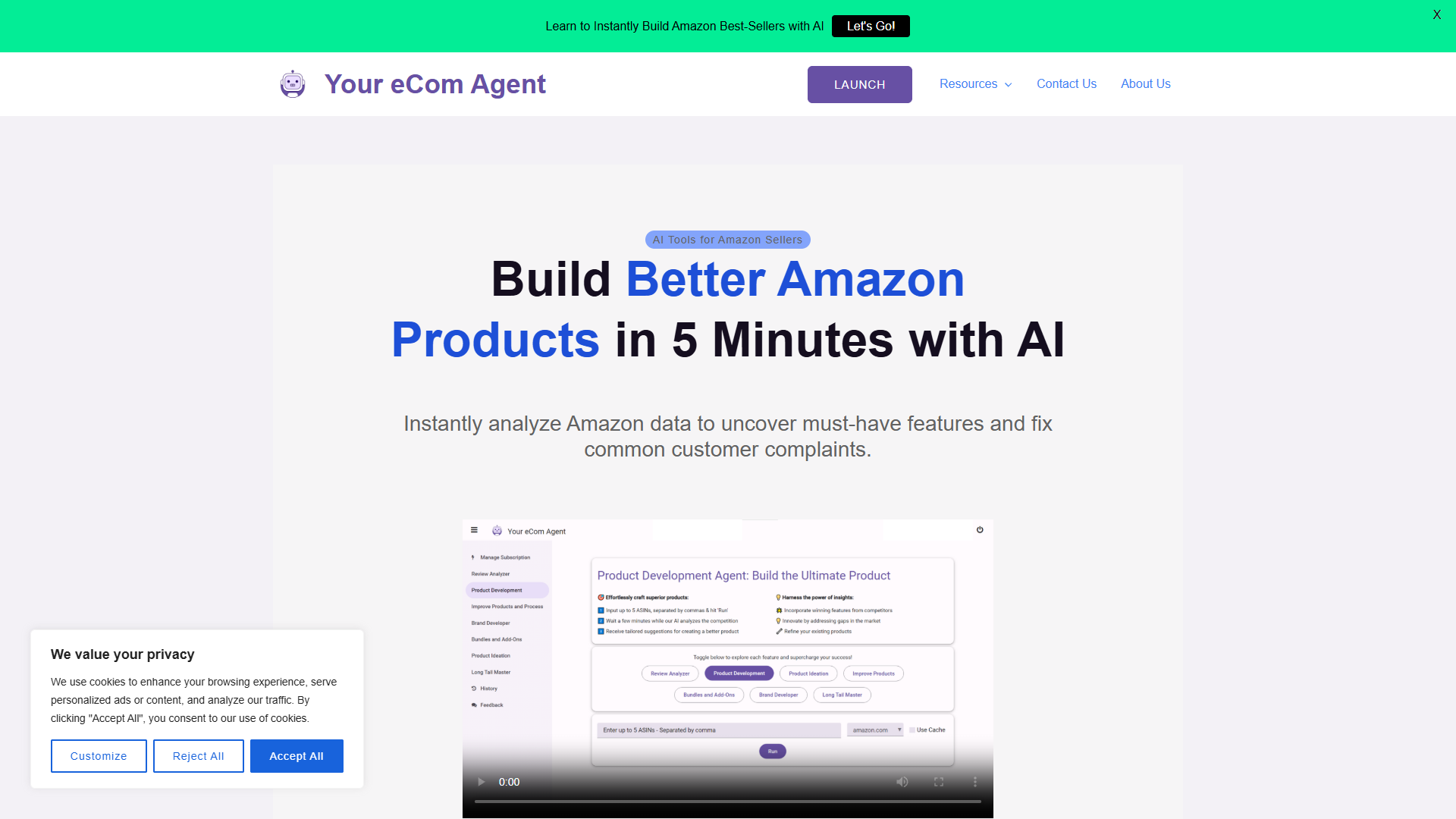 Your eCom Agent Your eCom Agent