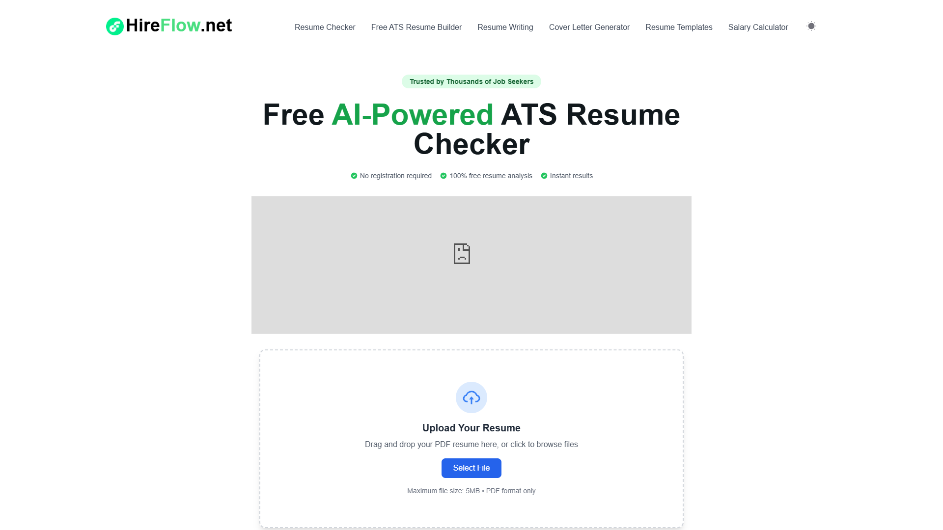 Hireflow ATS Resume Checker Hireflow ATS Resume Checker