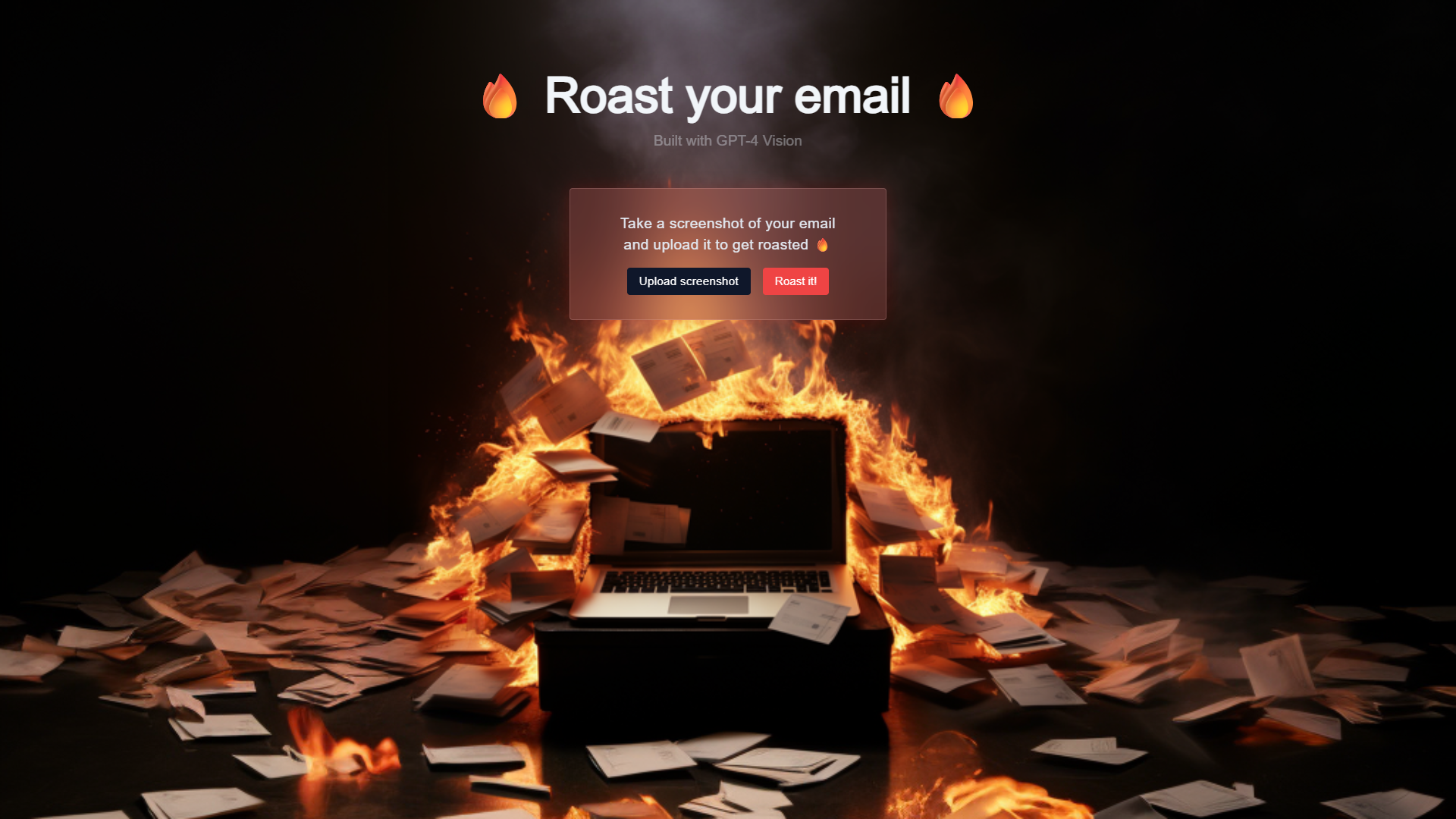 Roast your email Roast your email