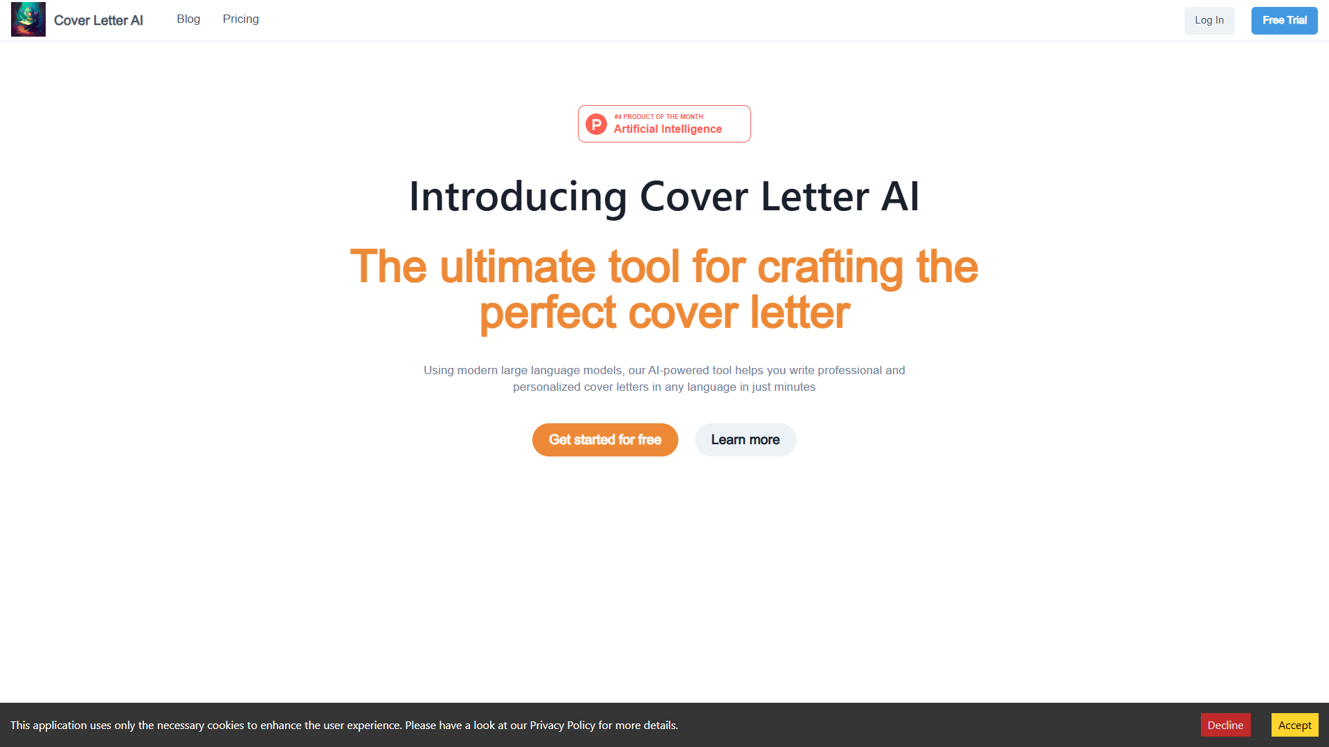 Cover Letter AI Cover Letter AI