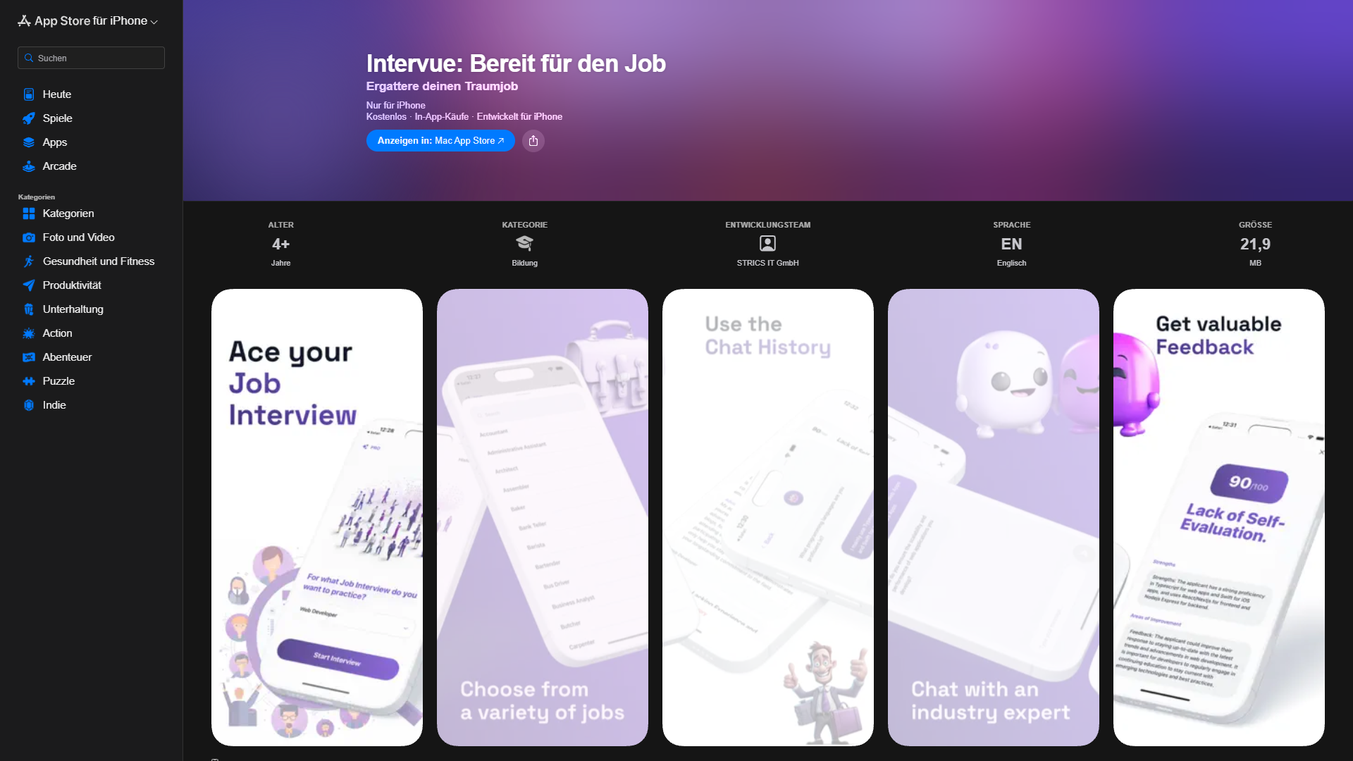 Intervue: Bereit für den Job Intervue: Bereit für den Job