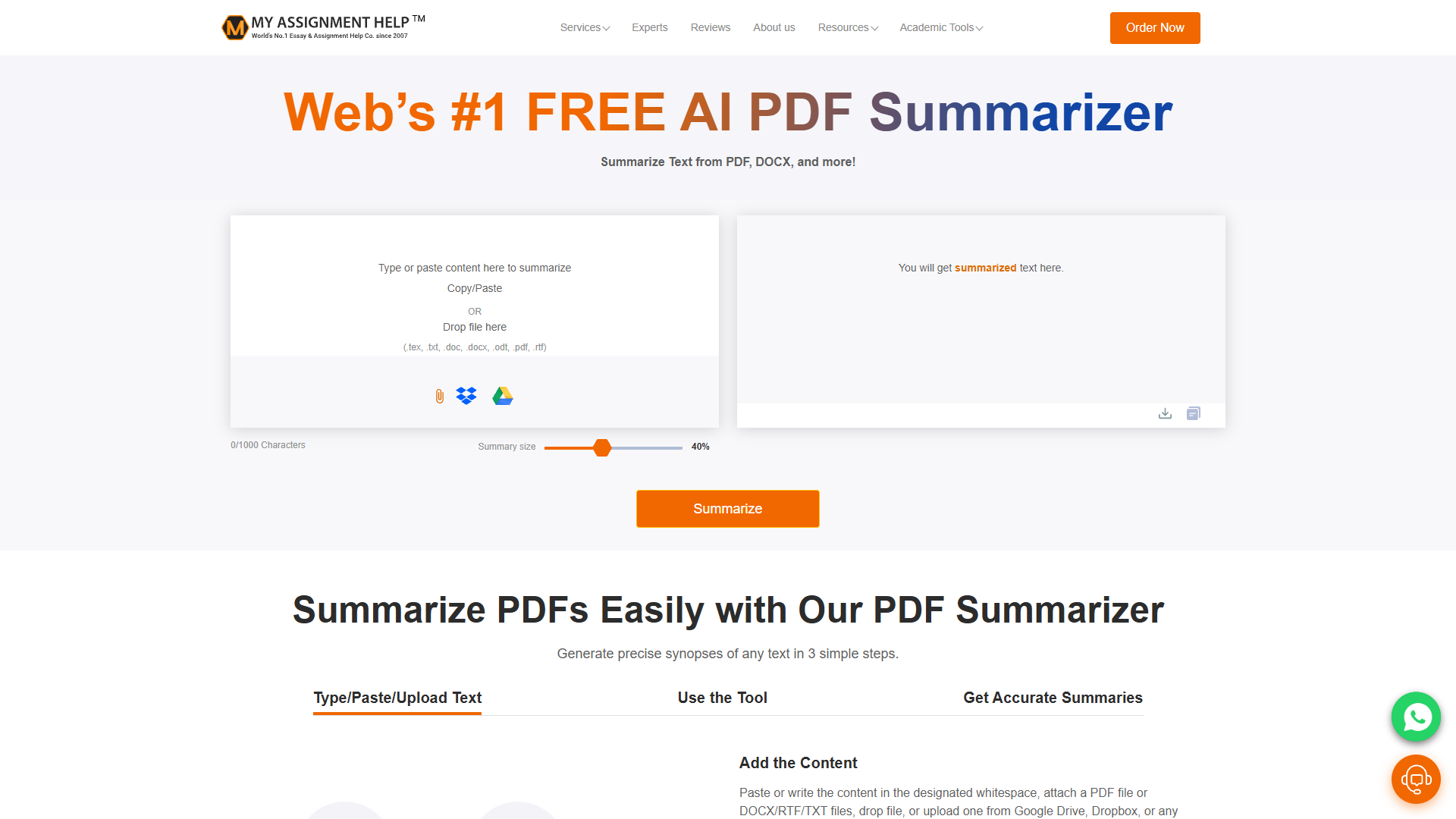 AI PDF Summarizer AI PDF Summarizer