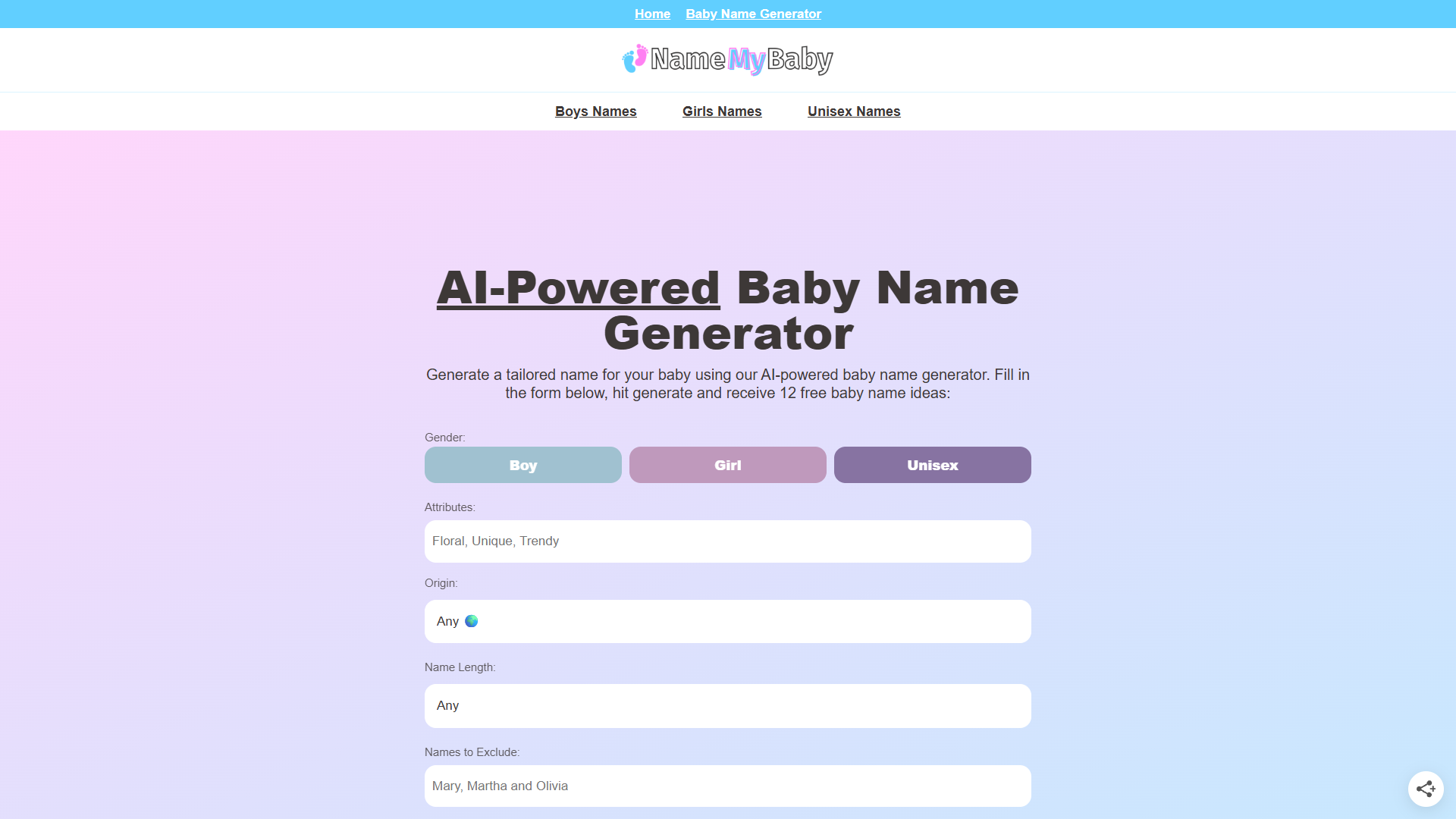 Name My Baby Name My Baby
